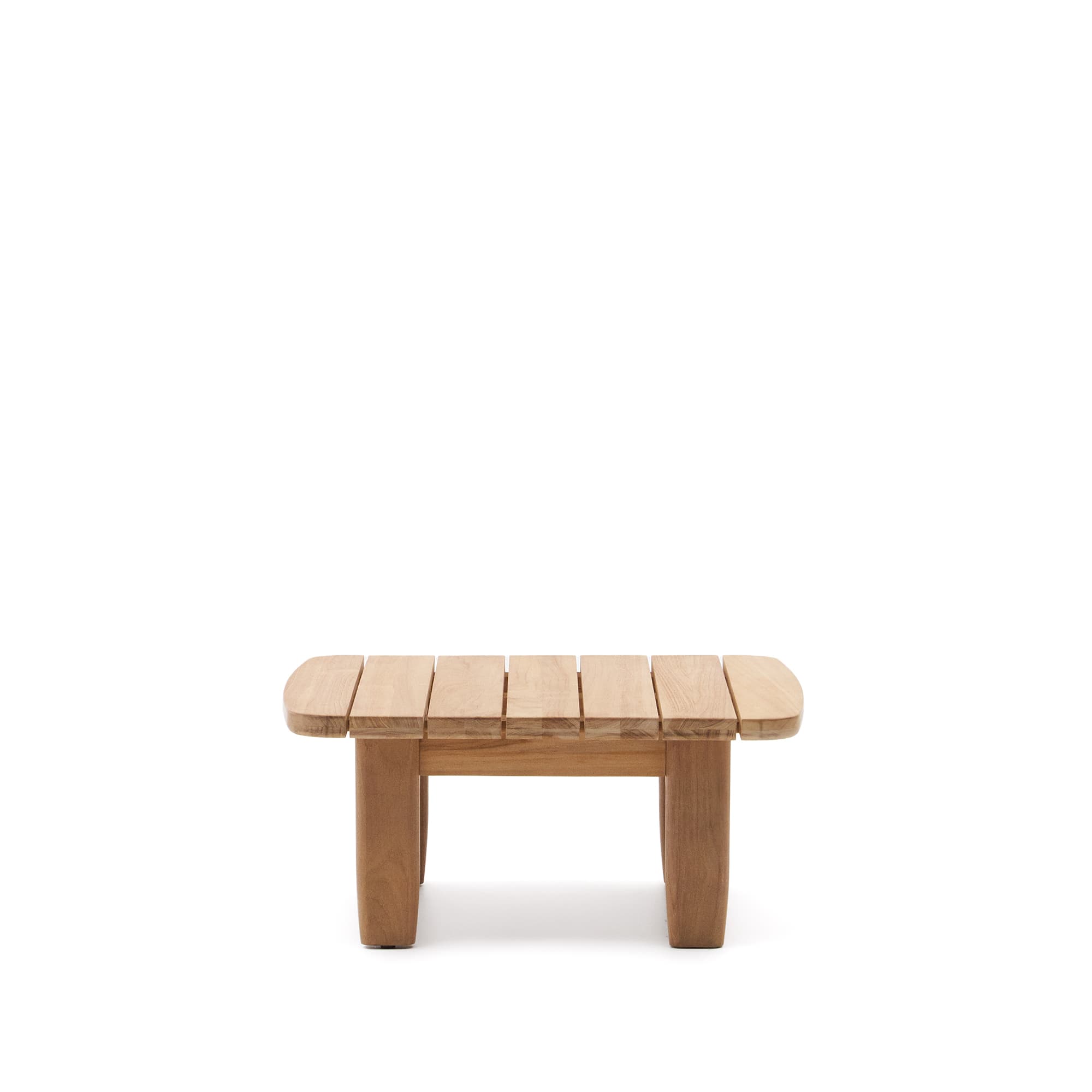 KAVE HOME Tirant sidobord av massivt teak trä 70 x 70 cm FSC 100%.