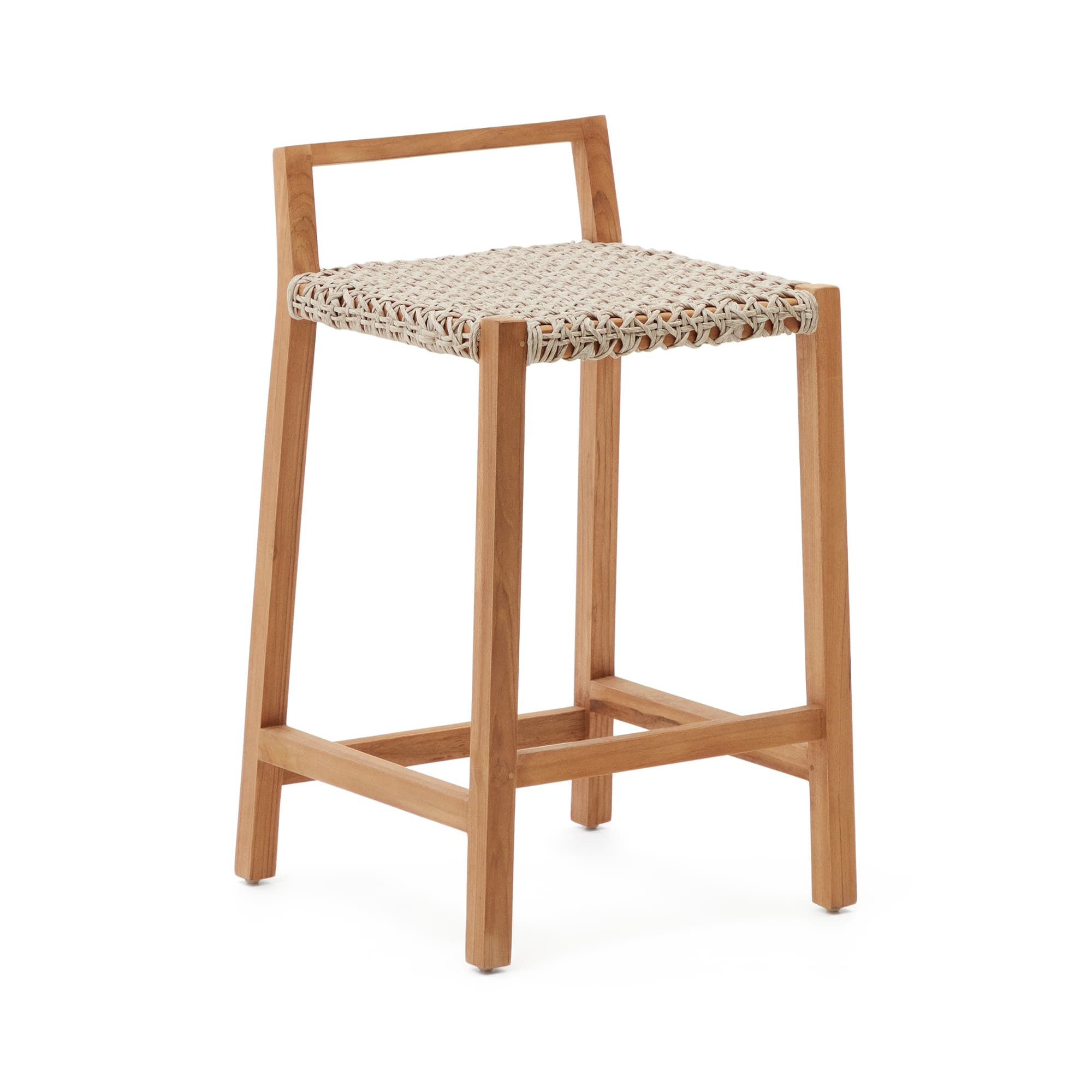 KAVE HOME Giverola pall i massiv teak, 80 cm