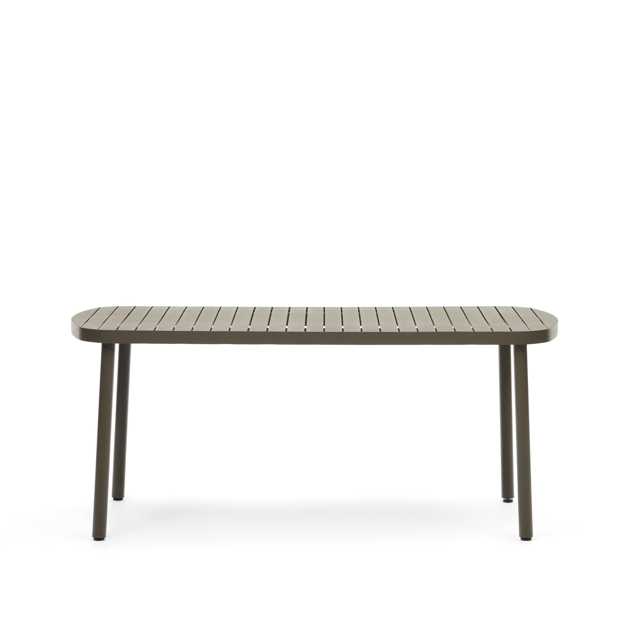 KAVE HOME Joncols trädgårdsbord, rektangulärt - grönt aluminium (180x90)