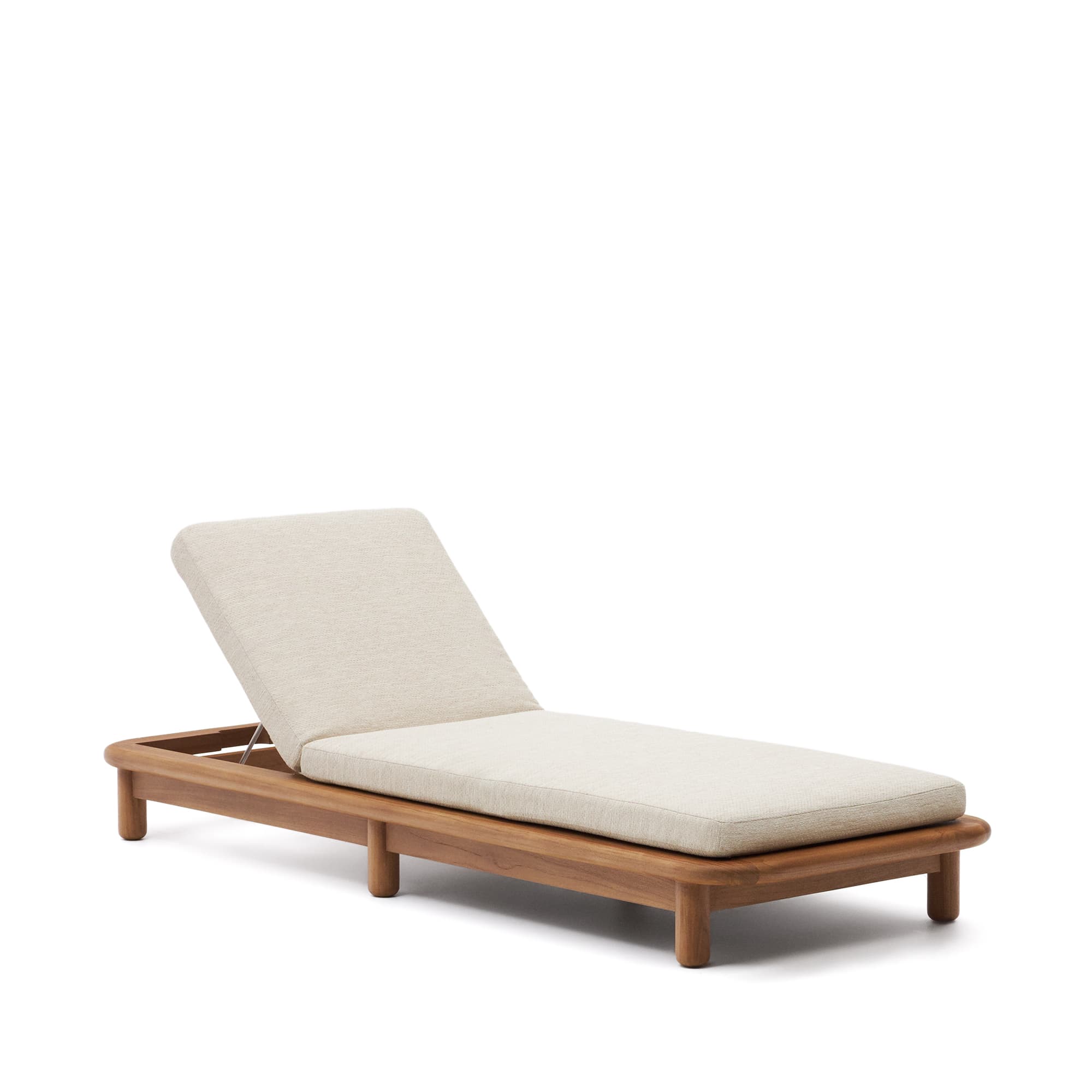 KAVE HOME Turqueta solsäng av massiv teak FSC 100%.