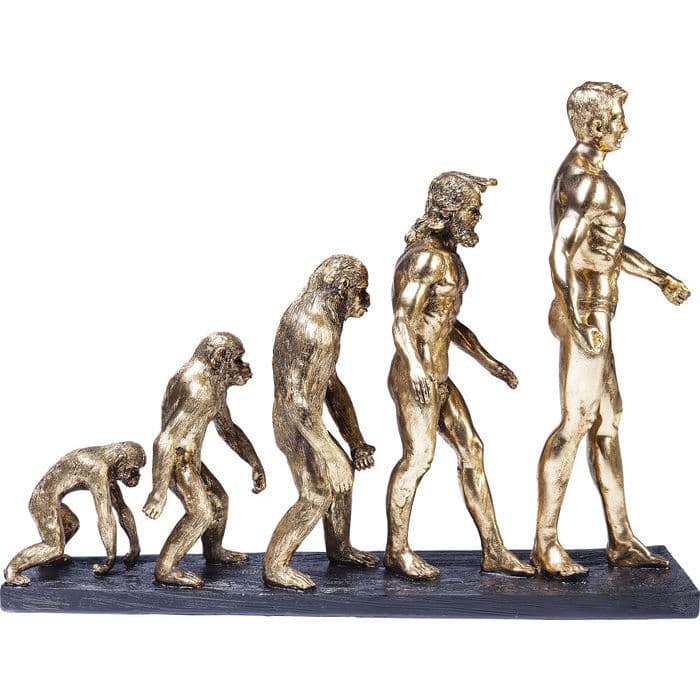 KARE DESIGN Evolution figur - guld polyresin (H:42,5)