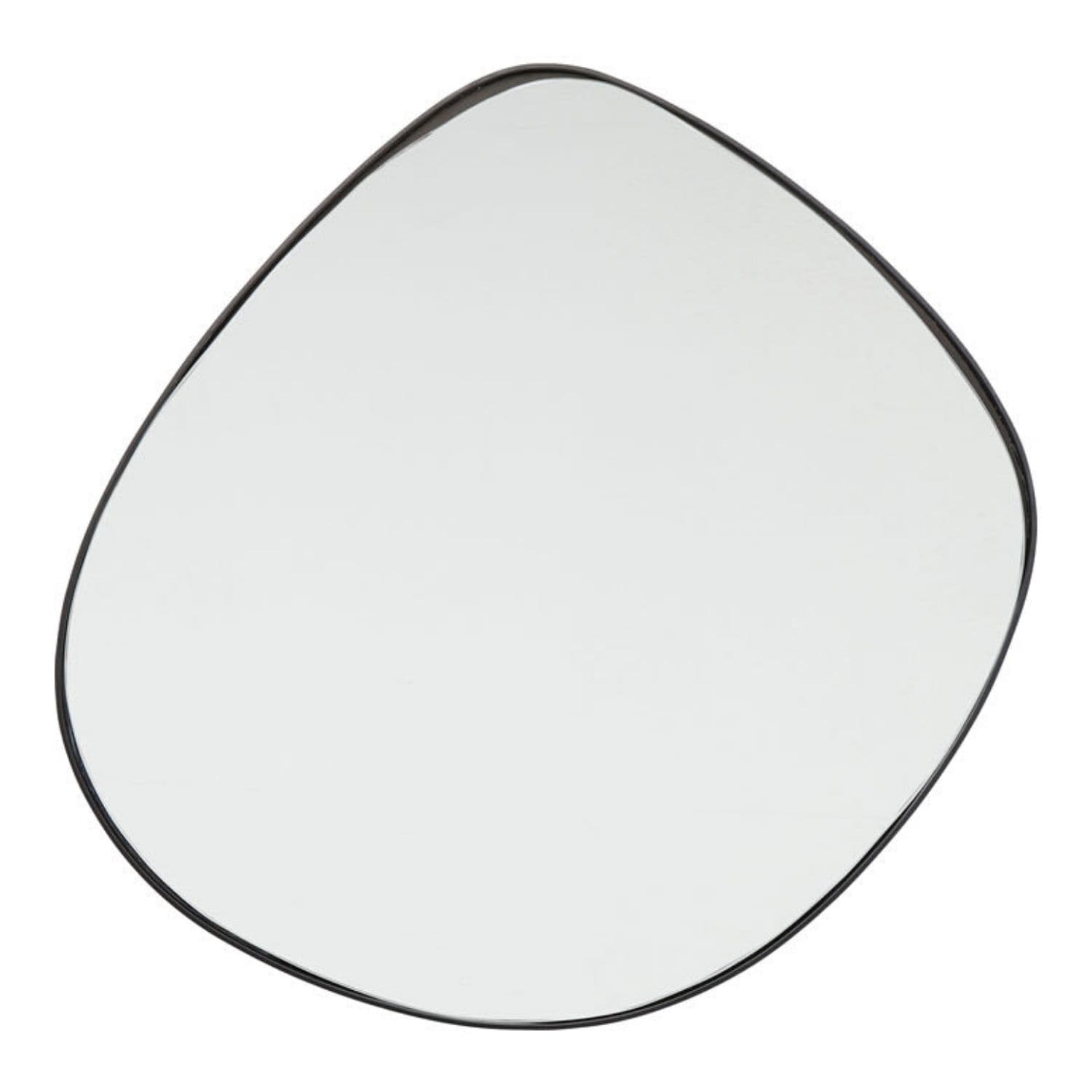 KARE DESIGN Asymmetrisk Göteborg Väggspegel - Spegelglas och Svart Stål