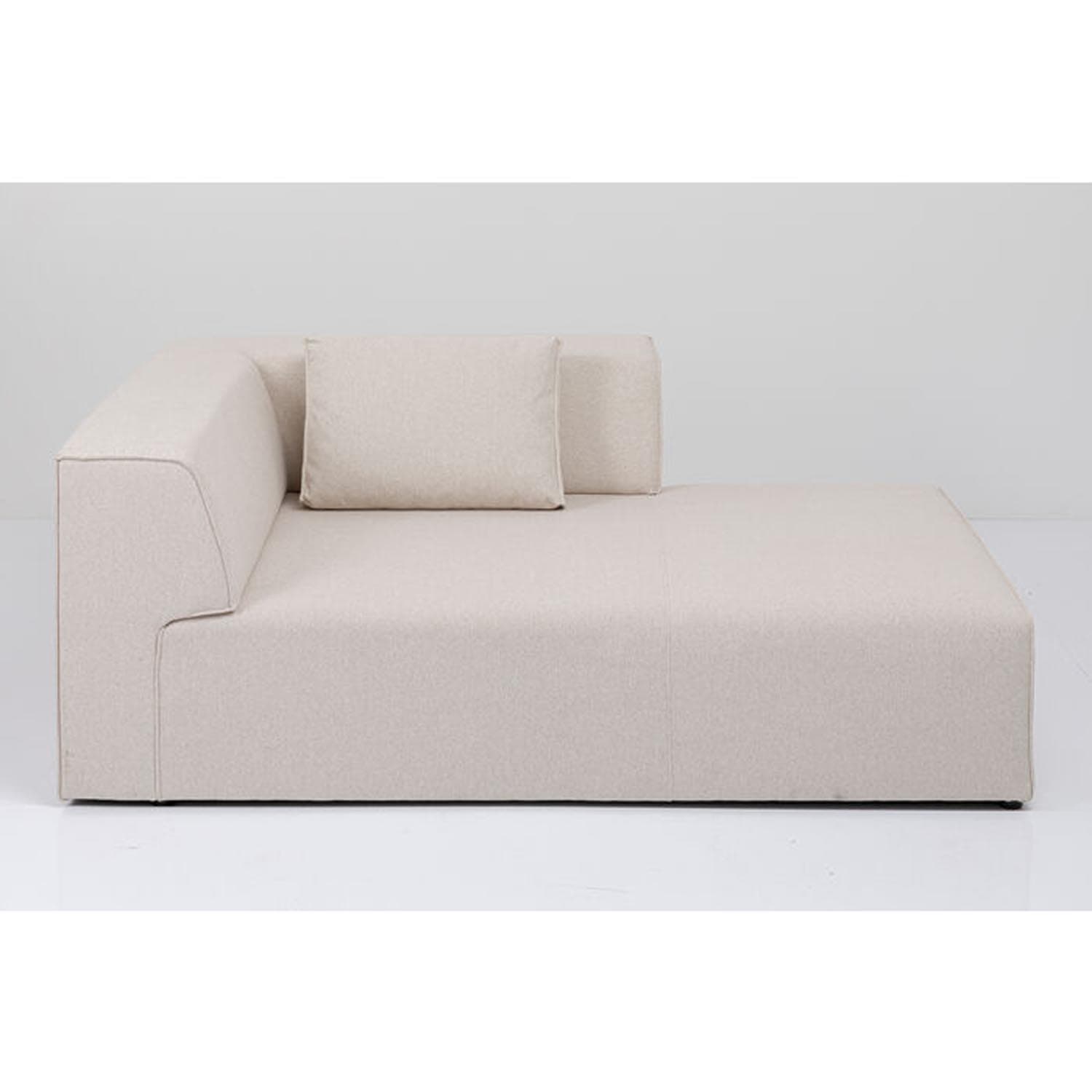KARE DESIGN Infinity Ottomane Elements Cream Right modul - beige polyester och polypropen