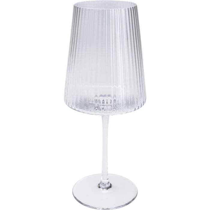 KARE DESIGN Riffle vinglas, med spår - klarglas (H:25)