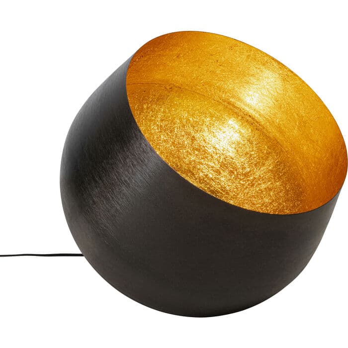 KARE DESIGN Apollon golvlampa, rund - svart stål (Ø50)