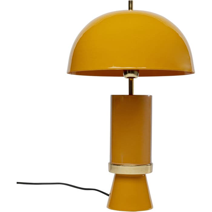 KARE DESIGN Josy bordslampa - gult och ockra emalj stål