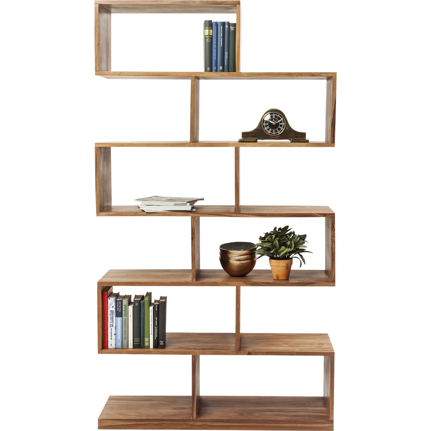 KARE DESIGN Authentico Shelf Zick Zack Shelf - Naturligt Akaciaträ (180 x 100 cm)