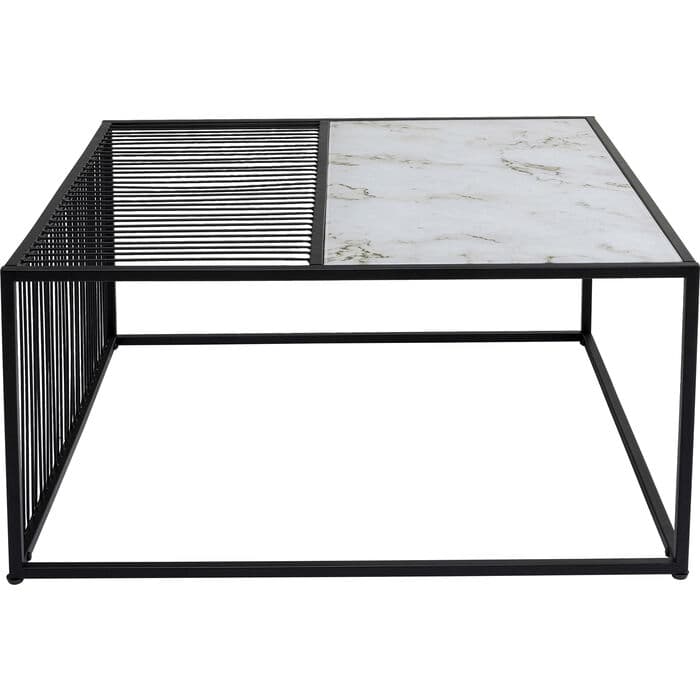 KARE DESIGN Twice soffbord, fyrkantigt - glas och stål (80x80)