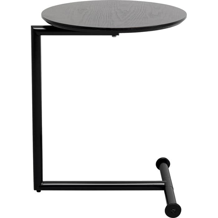 KARE DESIGN Easy Living Wood sidobord, runt - MDF och stål (Ø46)