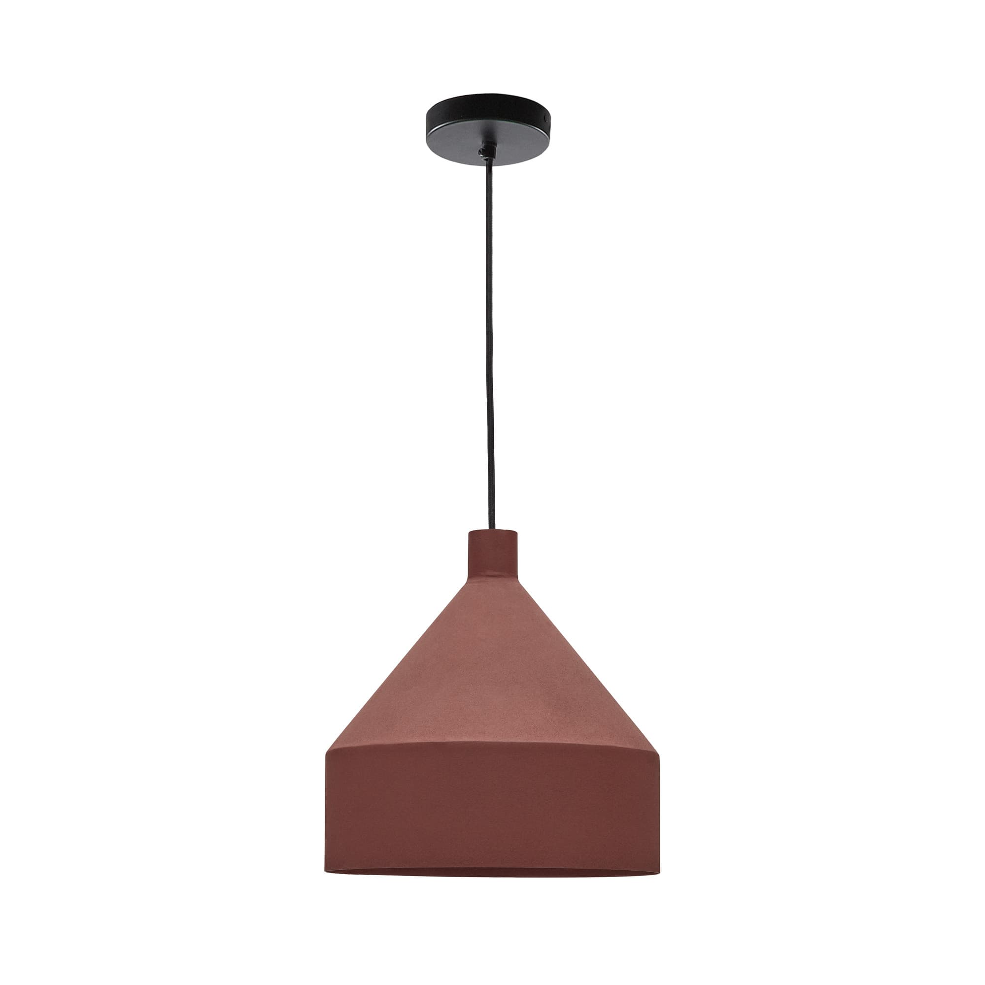 KAVE HOME Peralta taklampa, rund - terrakottametall (Ø30)