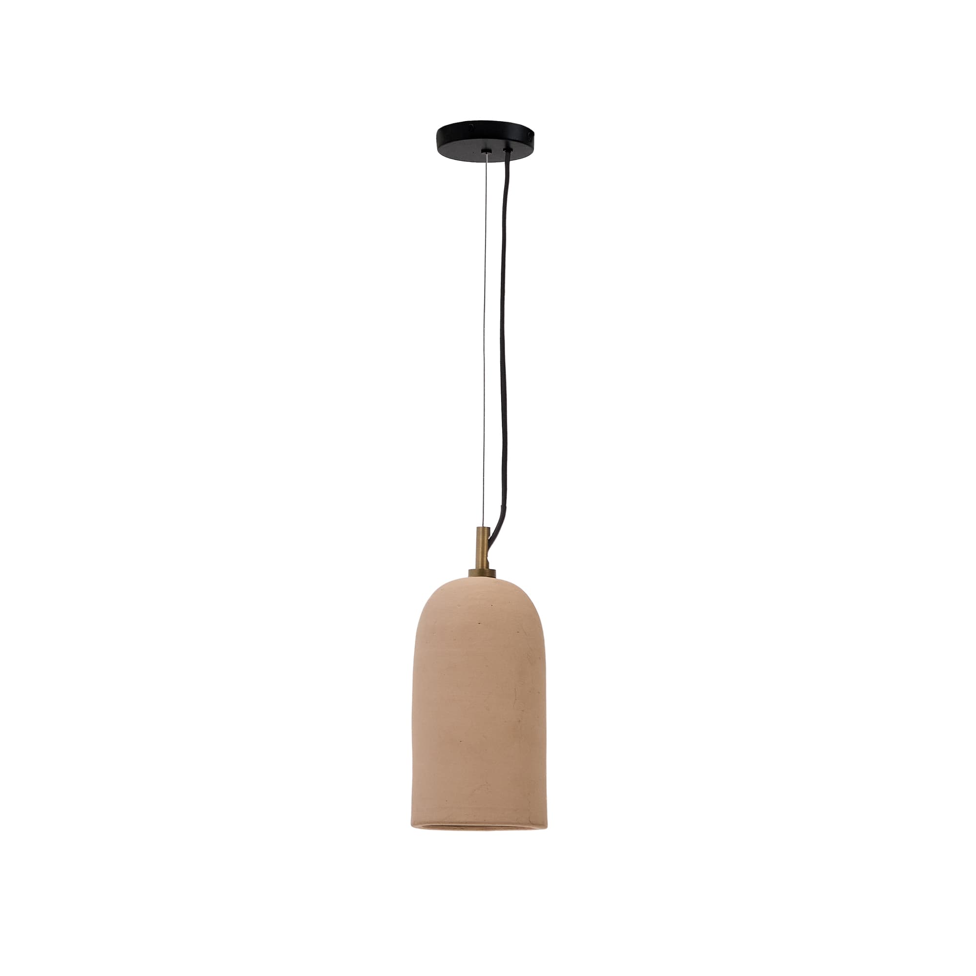 KAVE HOME Madsen taklampa, rund - terrakotta (Ø13)