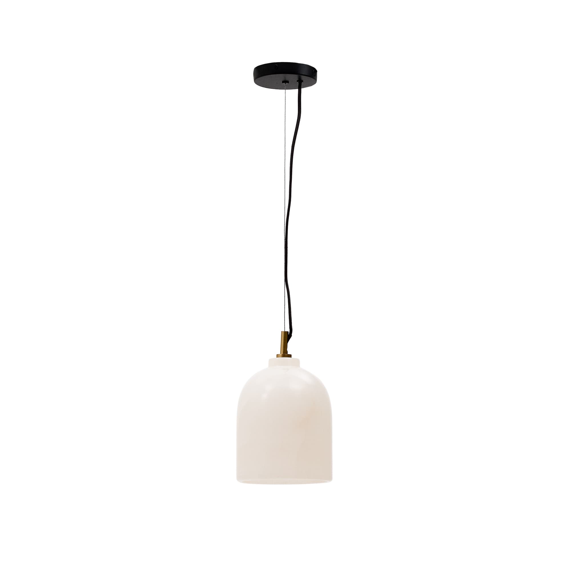 KAVE HOME Shenli taklampa i alabaster, Ø15 cm