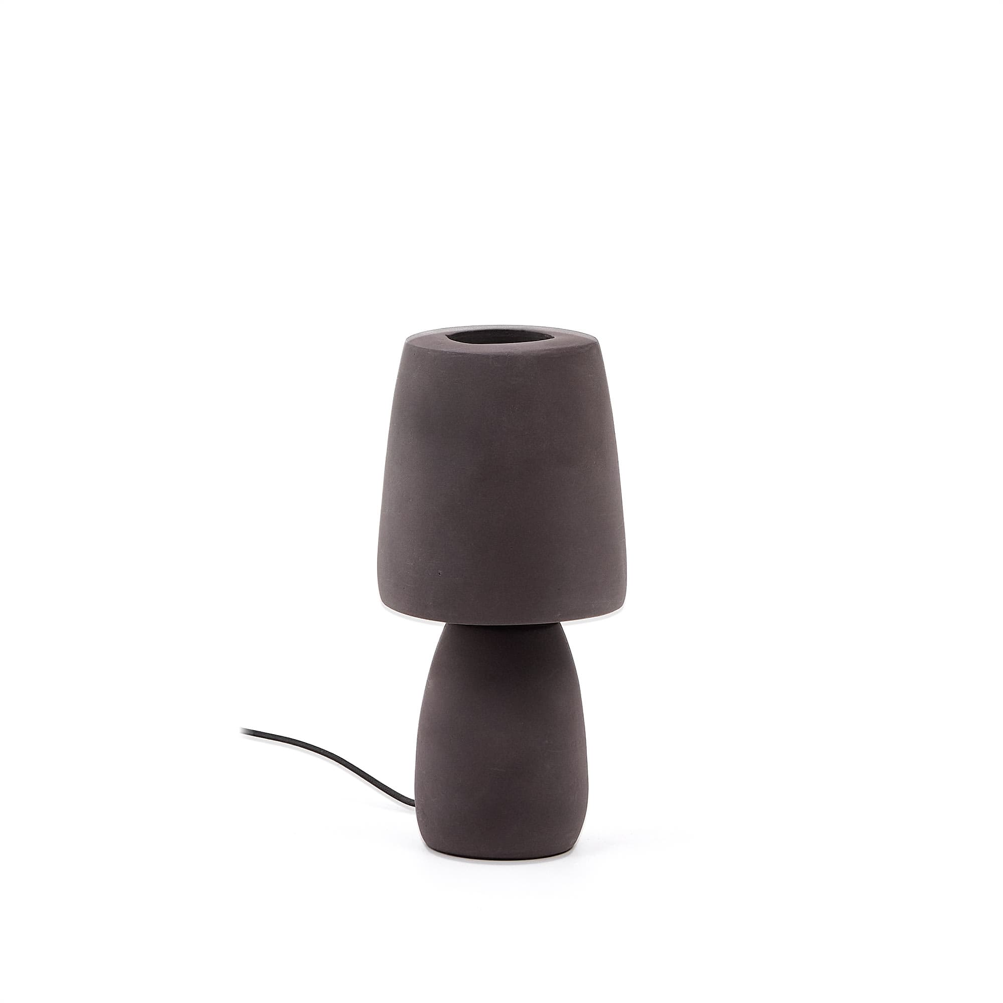 KAVE HOME Tandy bordslampa, rund - brun terrakotta (Ø15)