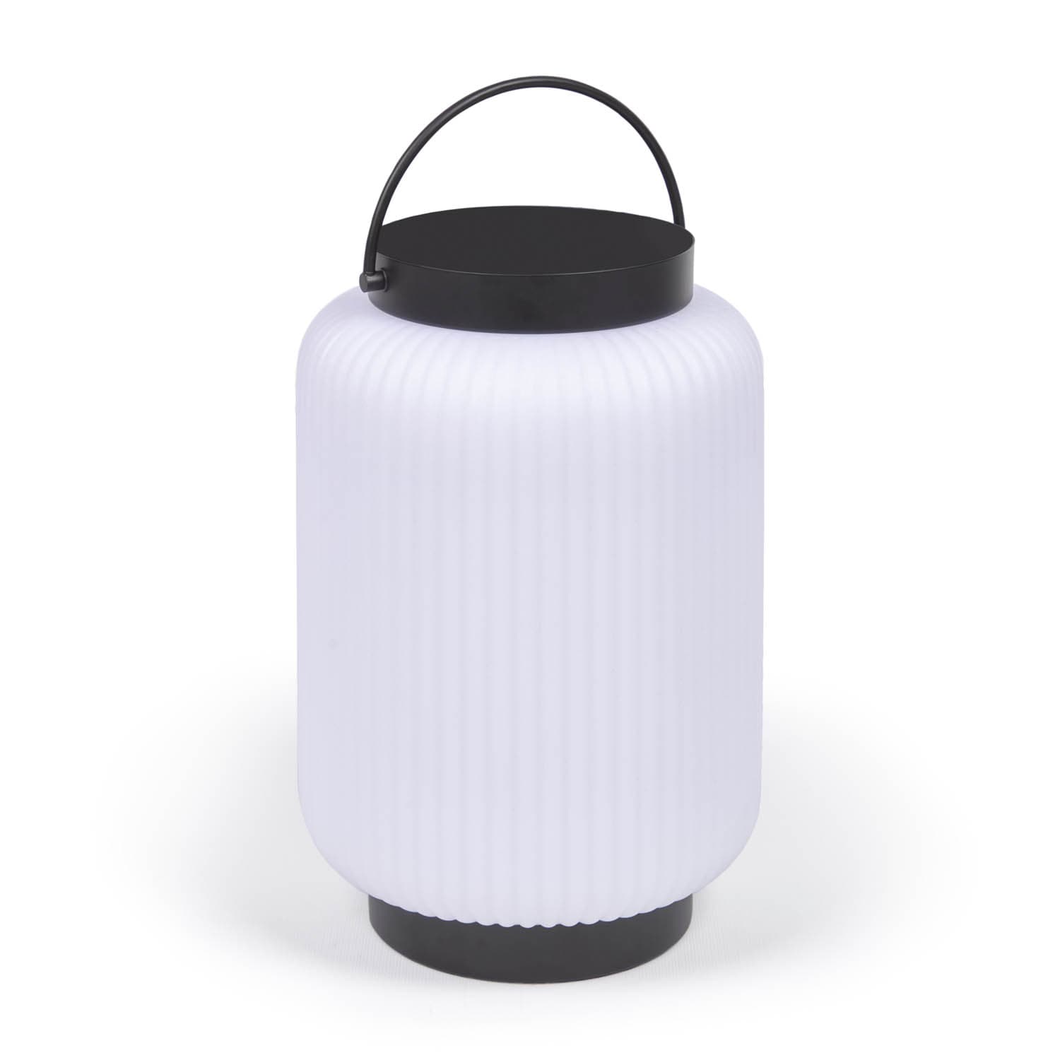 KAVE HOME Verona bordslampa - vit polyeten och svart järn