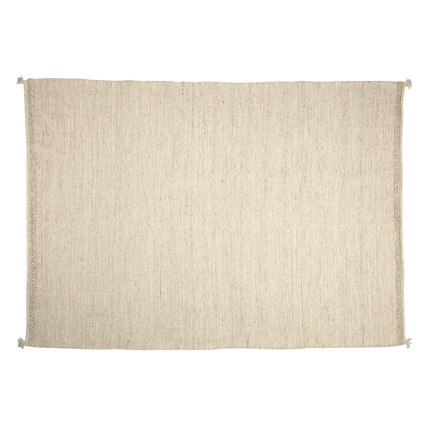 KAVE HOME Carime Golvmatta - Beige Ull / Bomull / Polyester (200 x 300 cm)