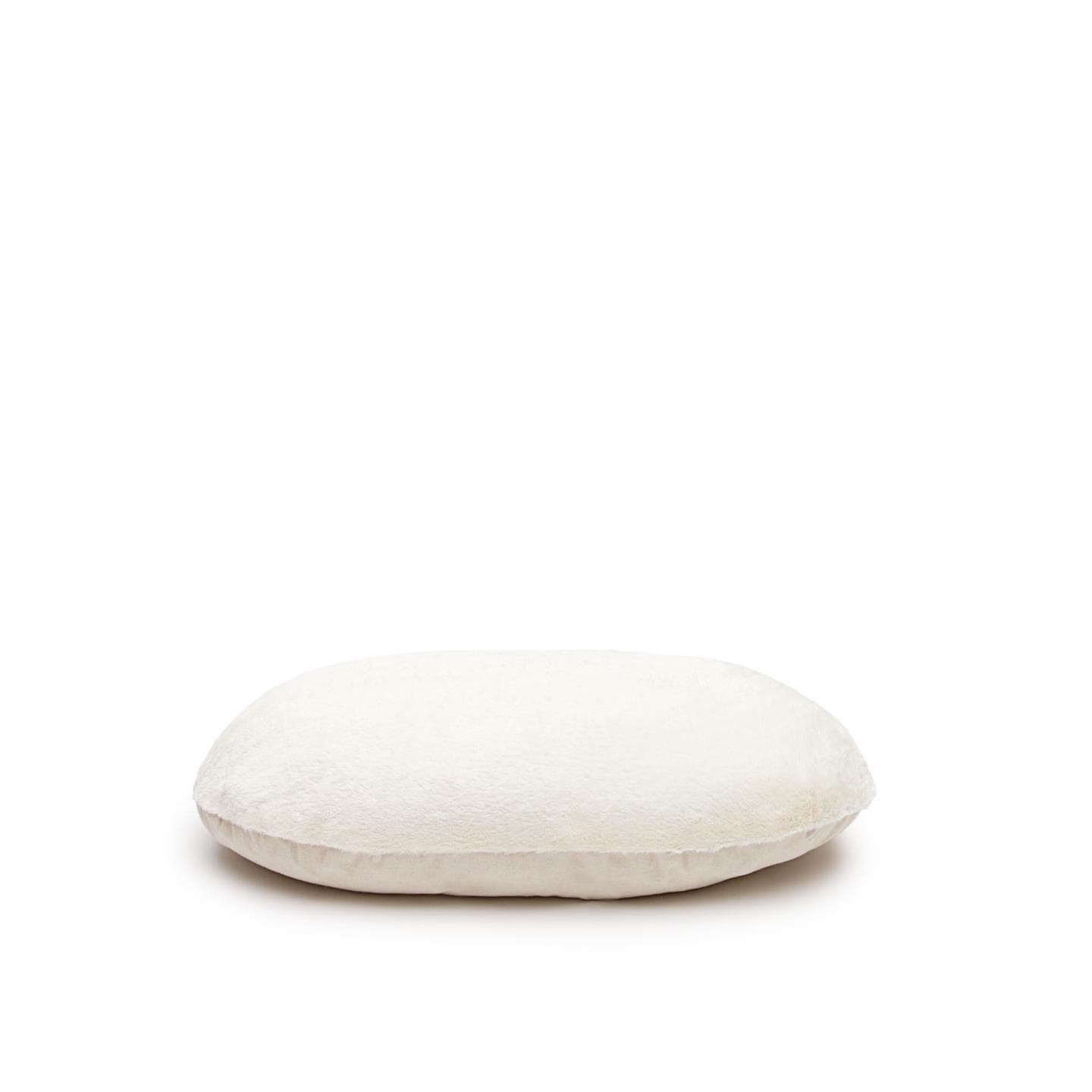 KAVE HOME Codie husdjurskudde, oval - vit päls bomull/polyester (60x40)