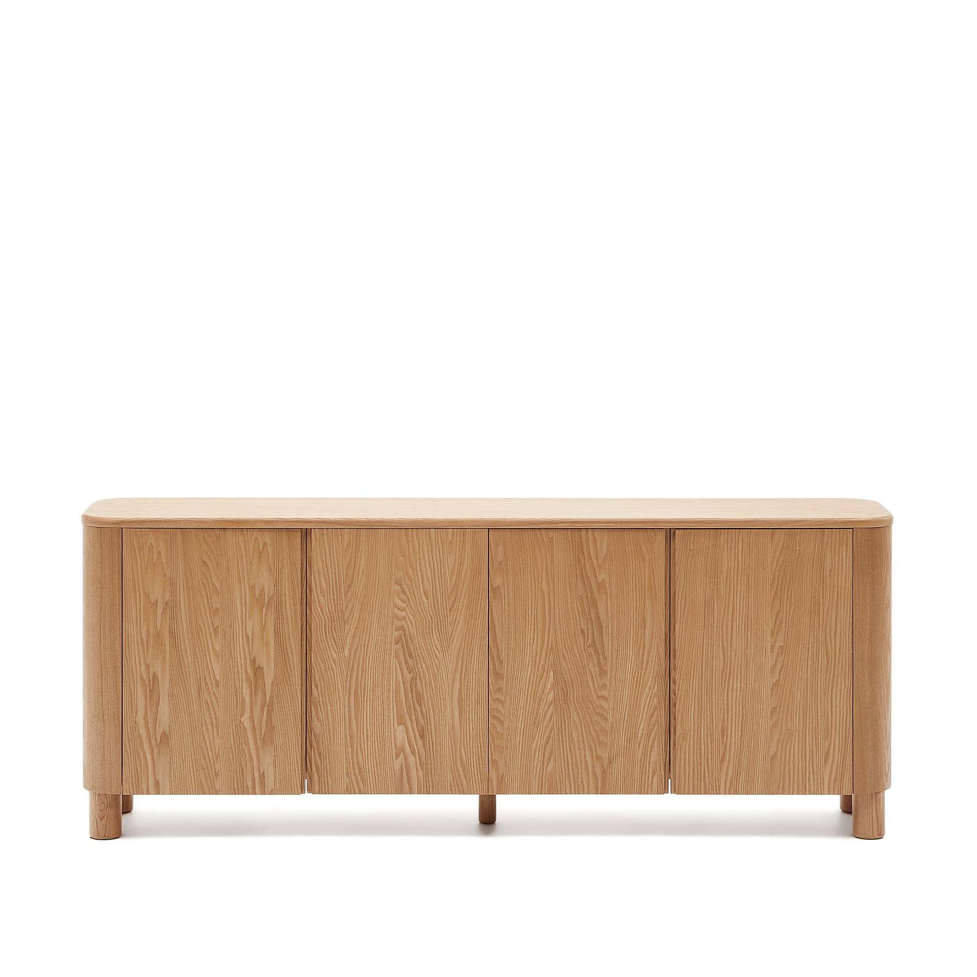 KAVE HOME Salaya skänk i askplywood, 200 cm x 79 cm
