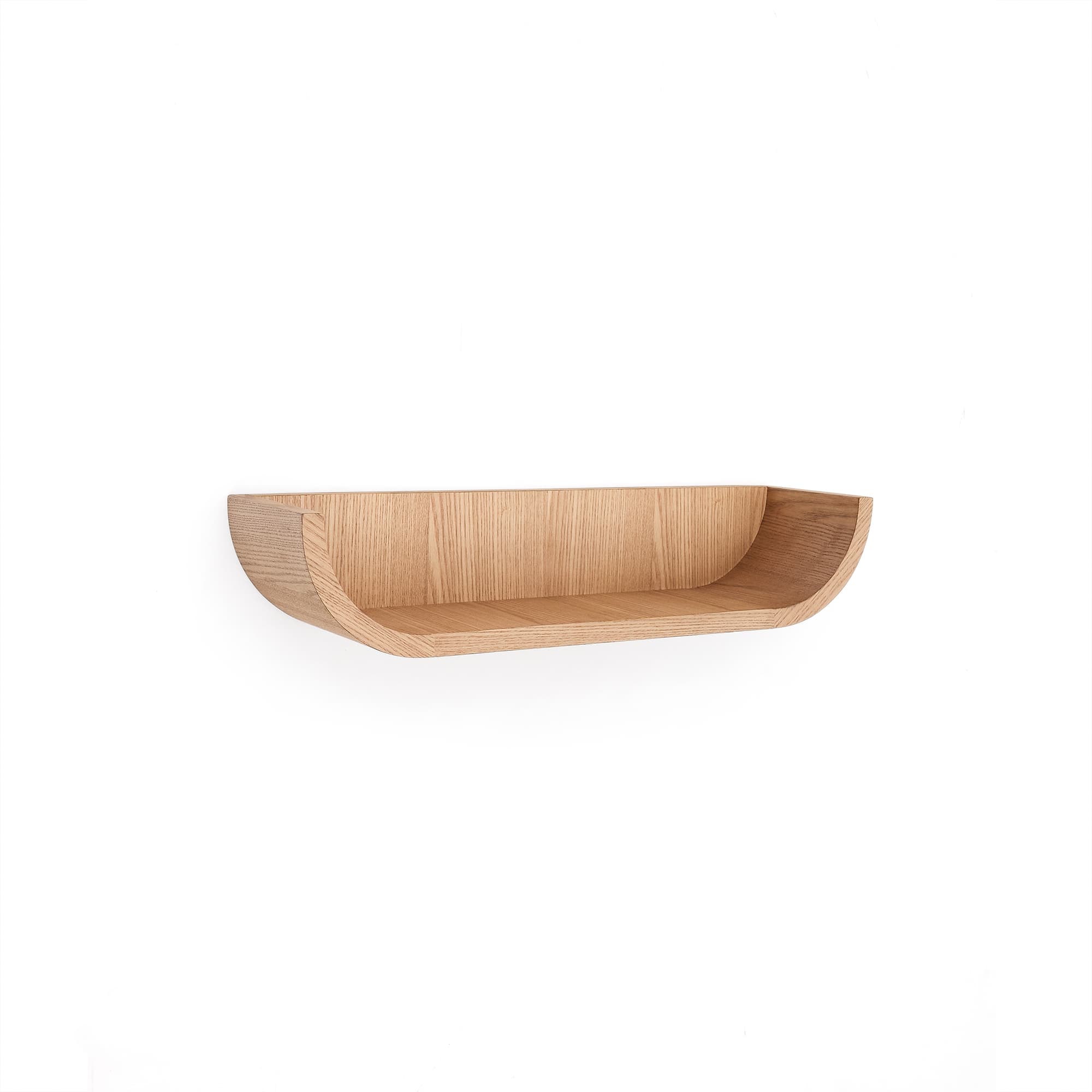 KAVE HOME Salaya hyllplan i asklaminerad plywood med naturlig finish, 60 x 12 cm