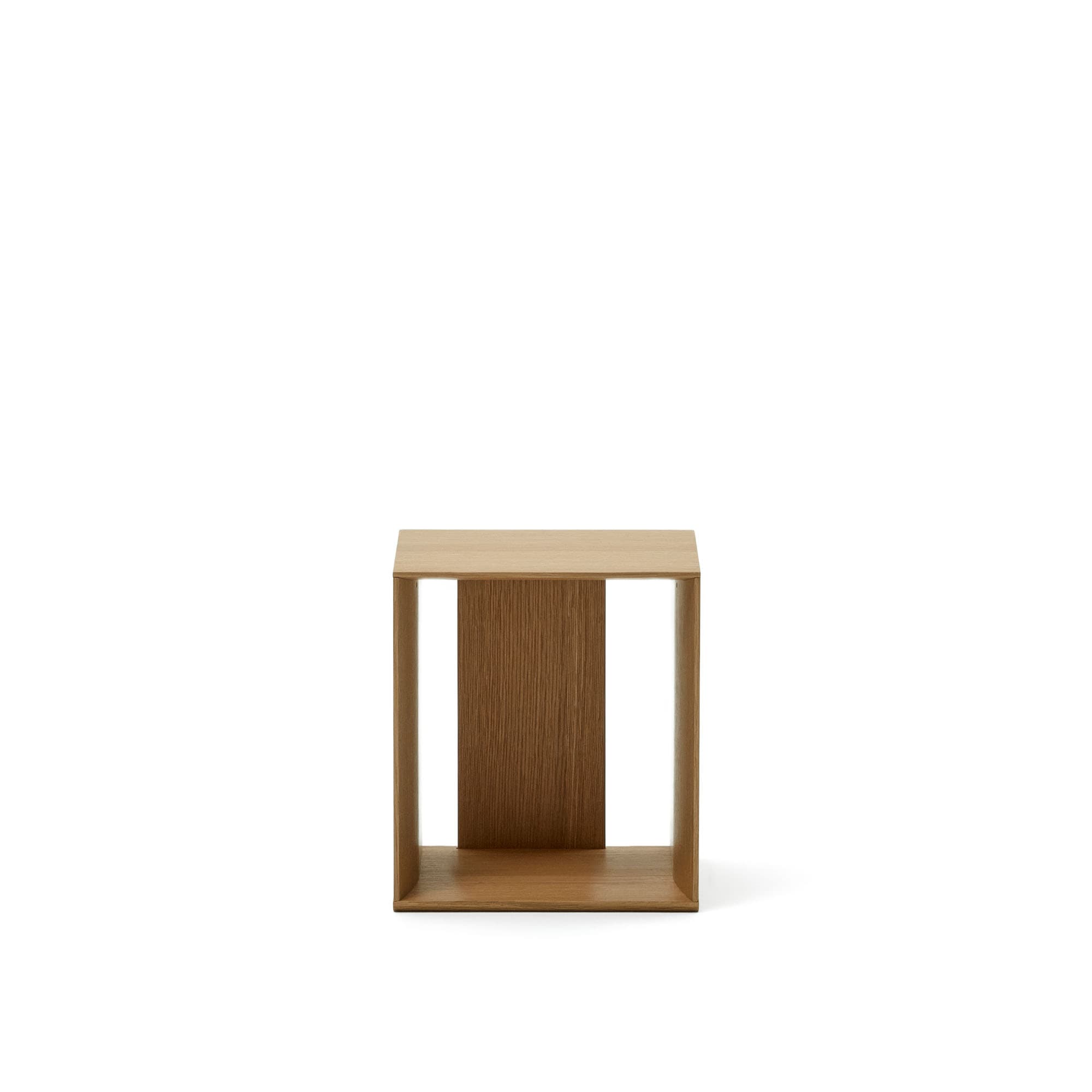 KAVE HOME Litto liten hyllmodul, rektangulär - brun ekfanér (34x38)
