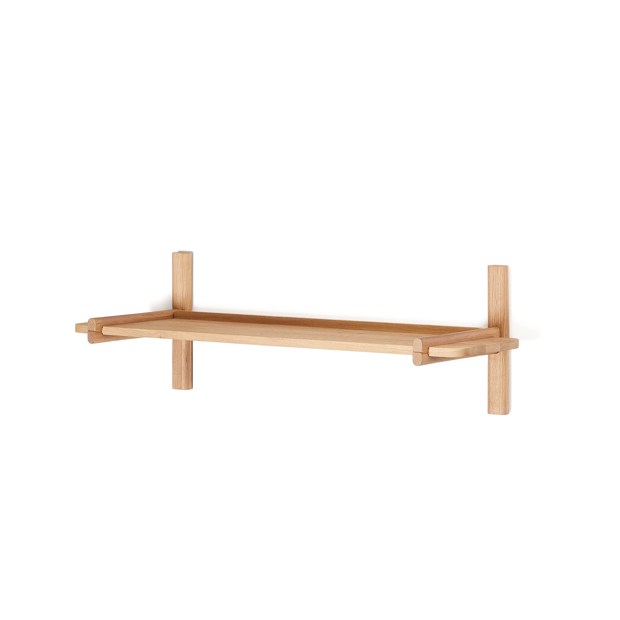 KAVE HOME Sitra modulhylla, 1 massiv ekhylla i naturfärgad finish, 90 cm, FSC Mix Credit
