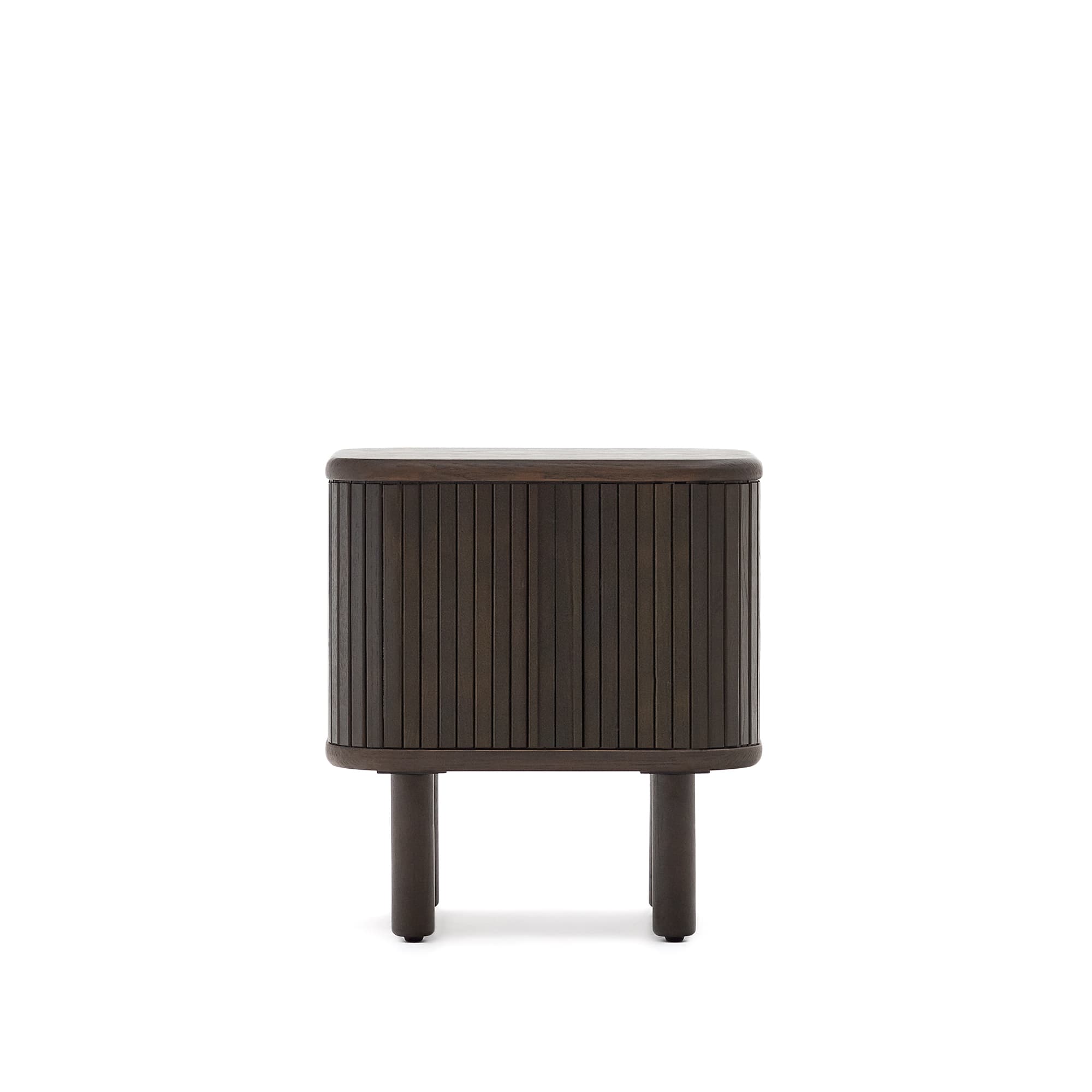 KAVE HOME Mailen sängbord i askfanér med mörk finish 50 x 55 cm
