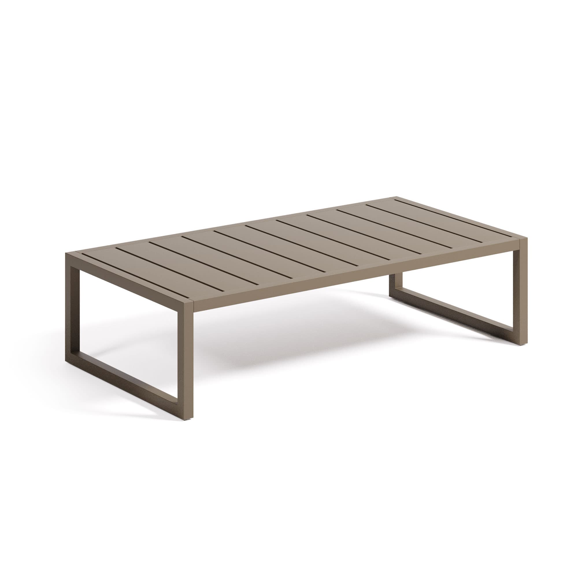 KAVE HOME Comova trädgårdsbord, rektangulärt - grönt aluminium (60x114)