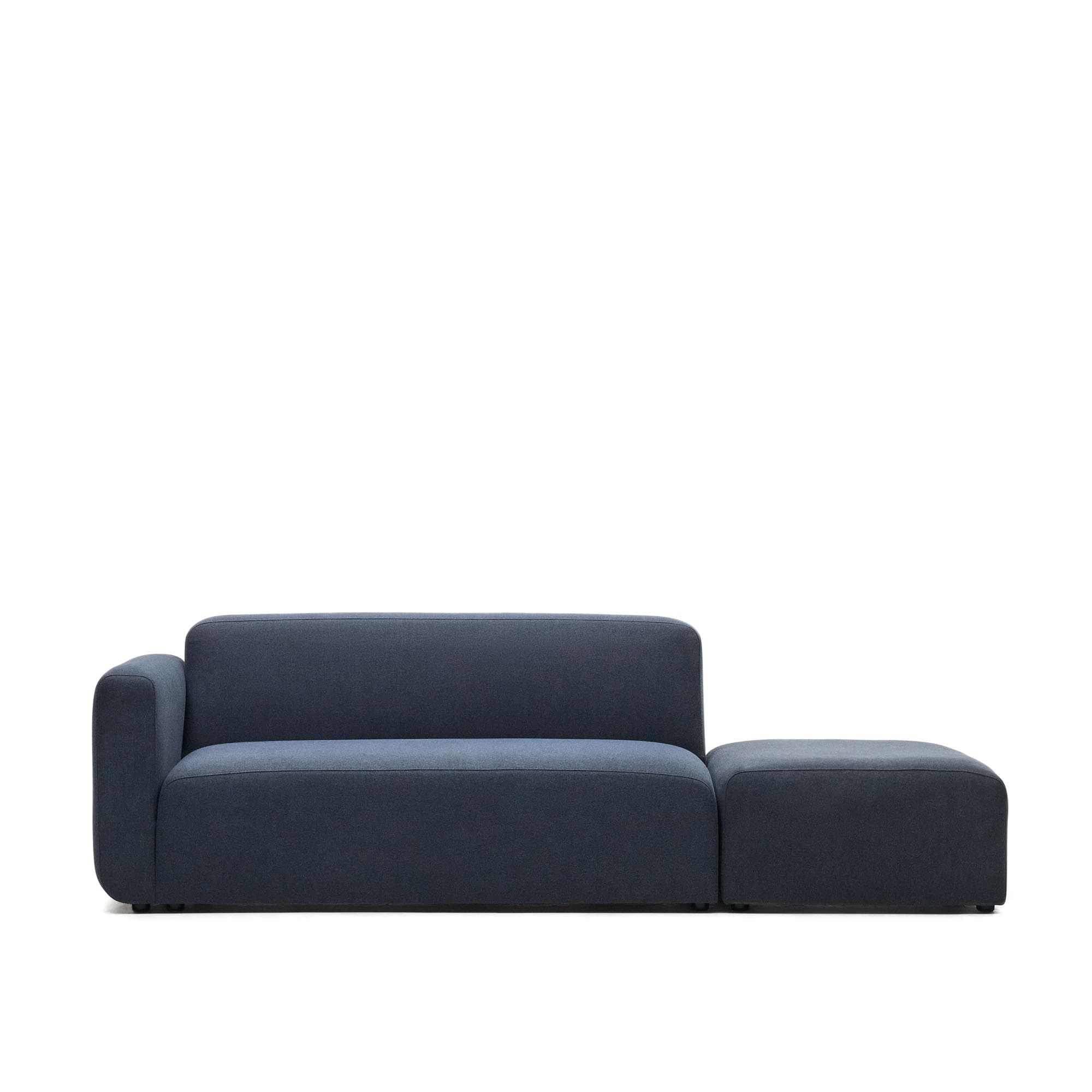 KAVE HOME Neom 2-sits modulsoffa med ryggmodul i blått, 244 cm