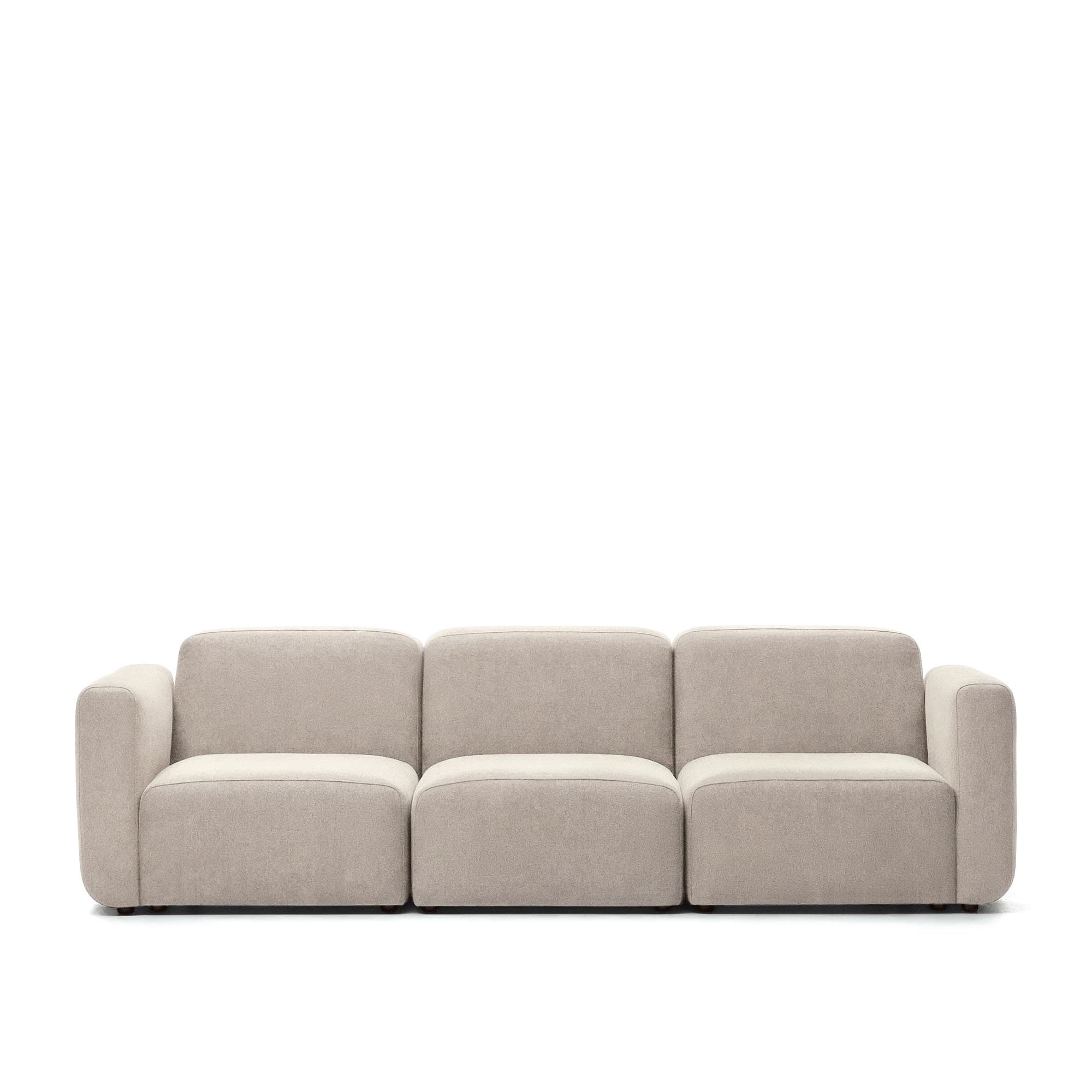 KAVE HOME Neom 3-personers modulsoffa i beige, 263 cm