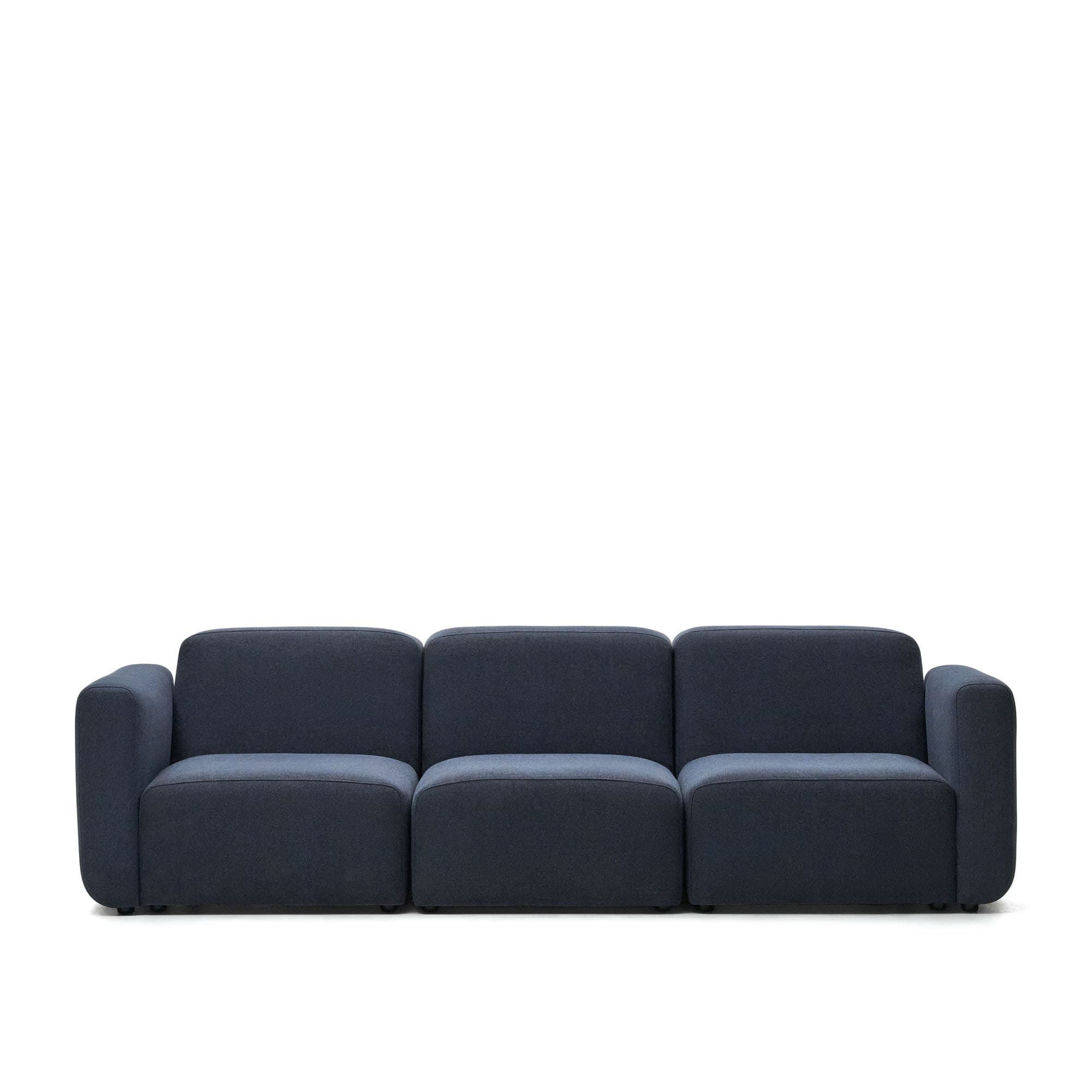 KAVE HOME Neom 3-sits modulsoffa i blått, 263 cm