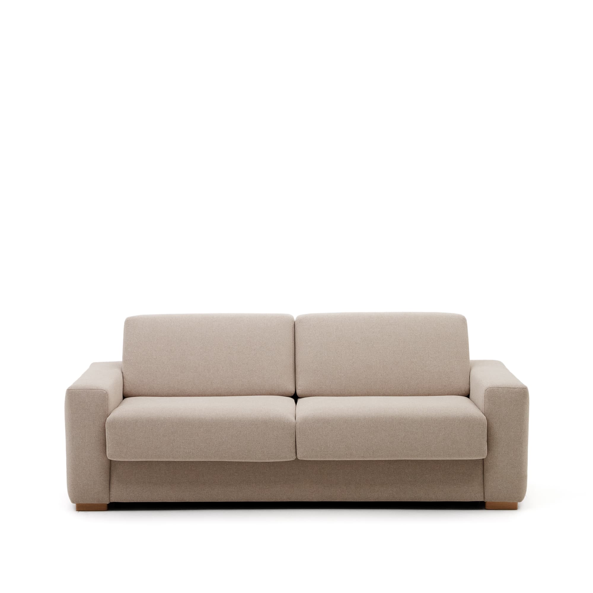 KAVE HOME Anley 3-personers bäddsoffa i beige 224 cm