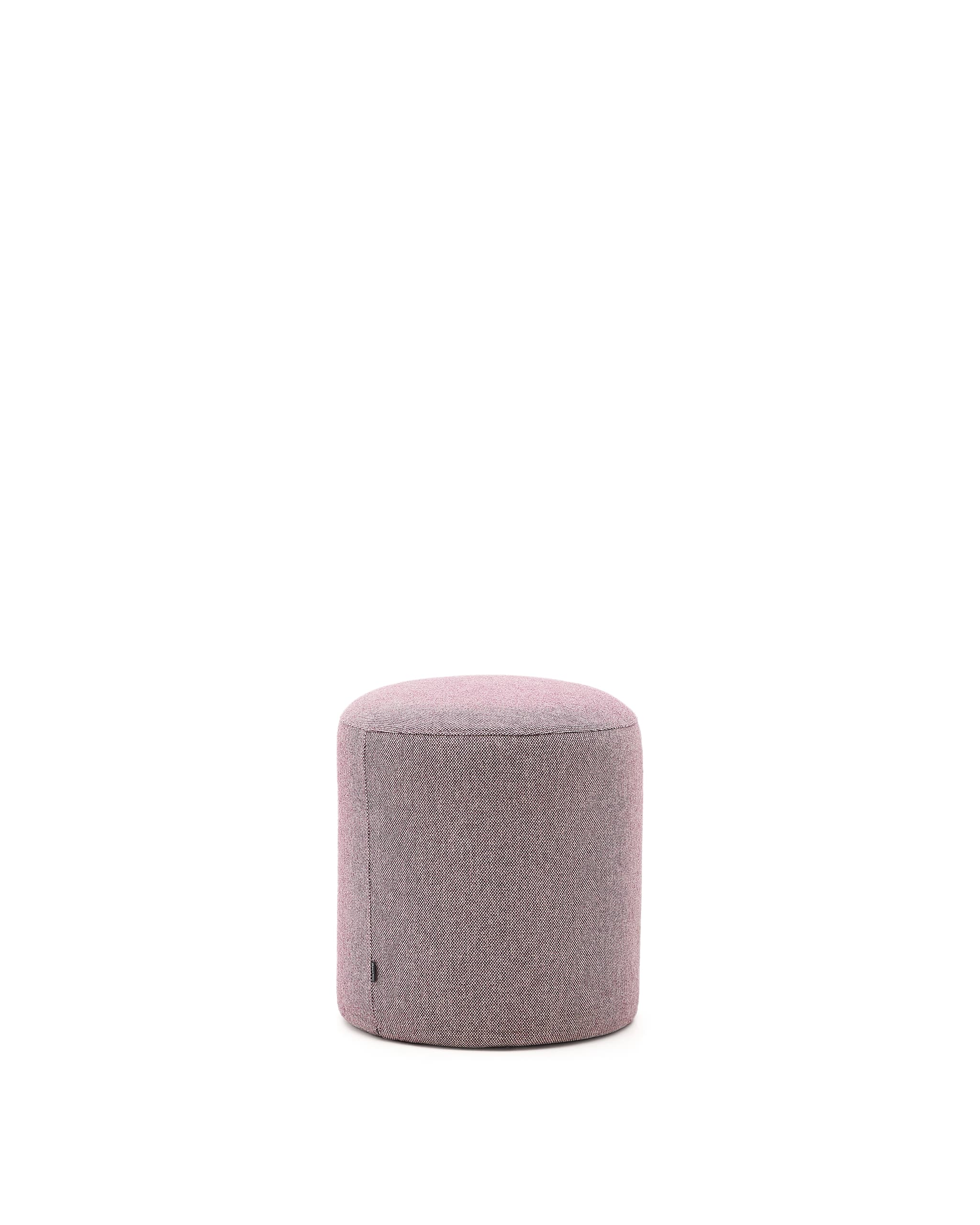 KAVE HOME Kaeli lila fotstöd med avtagbart överdrag 43 cm