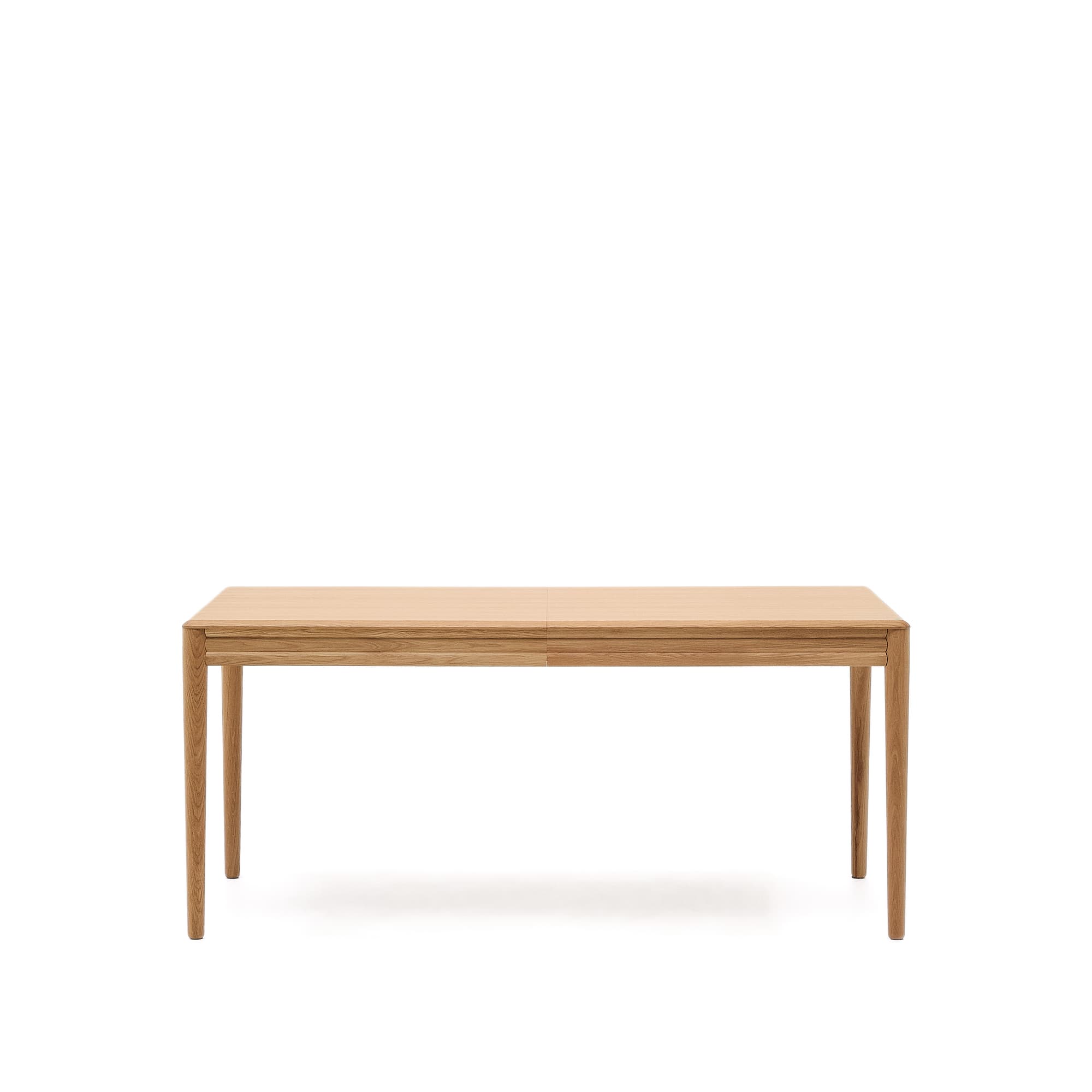 KAVE HOME Lenon utdragbart bord i naturlig FSC Mix Credit massiv ek och faner 160(200)x90