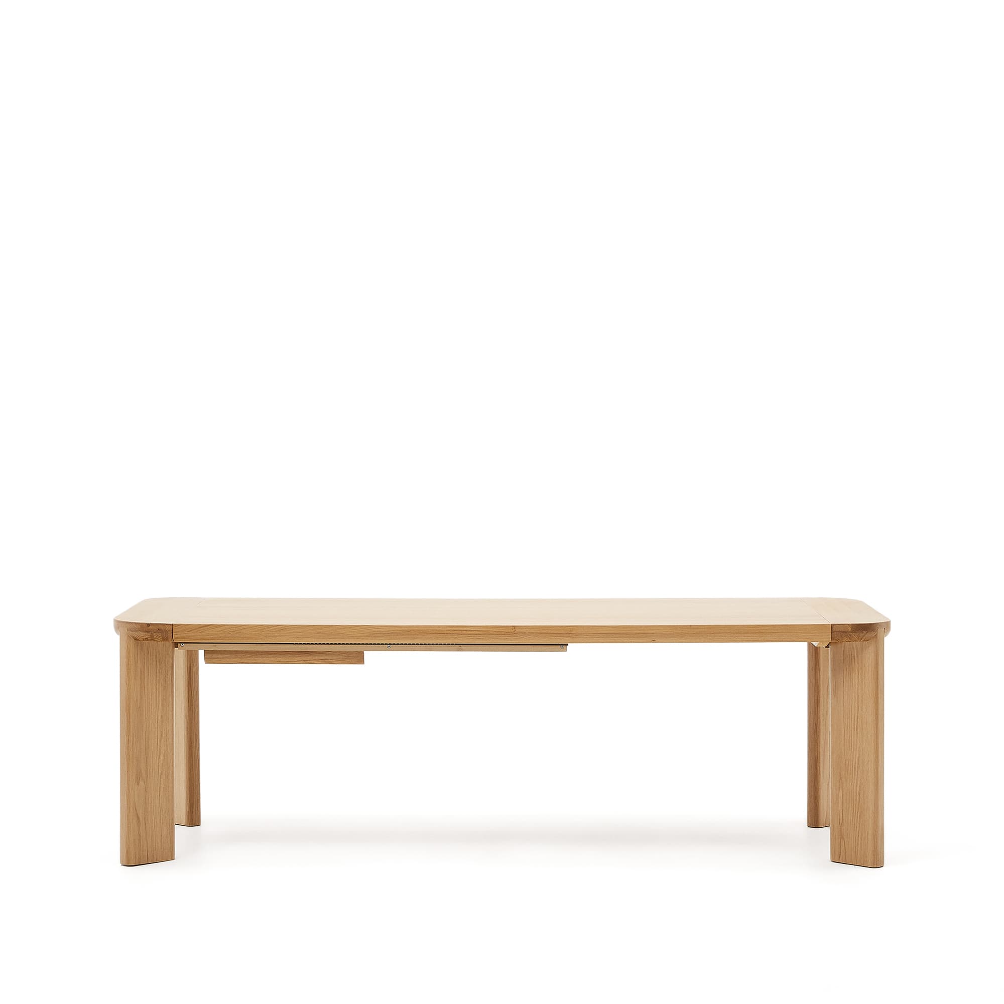 KAVE HOME Jondal utdragbart bord tillverkat av massivt trä och ekfaner, 240 (320) cm x 100 cm FSC 100%