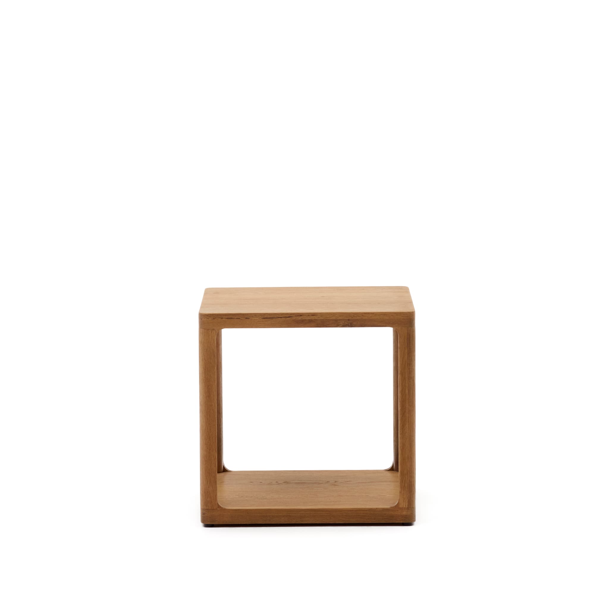 KAVE HOME Maymai sidobord i ek 50 x 50 cm