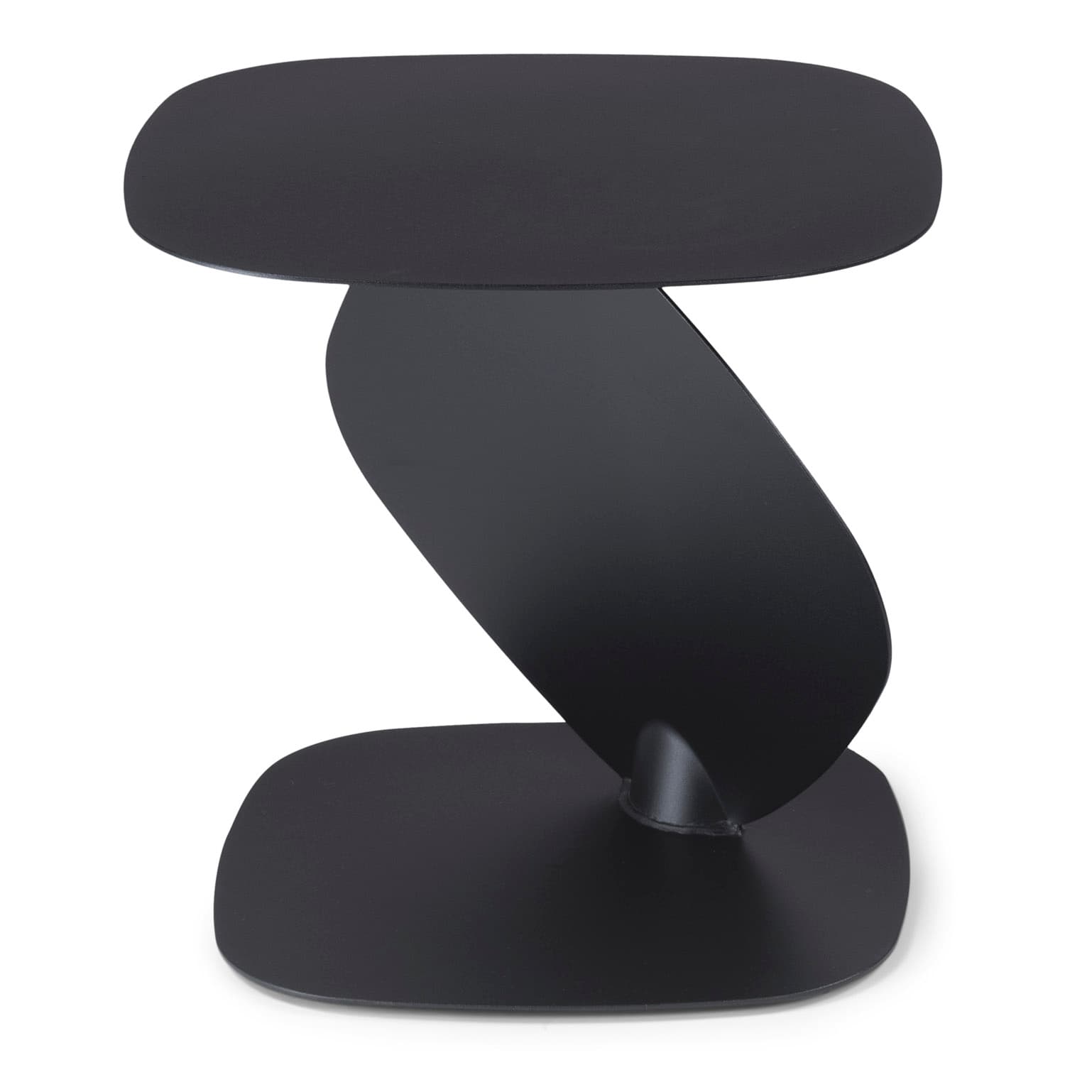 SPINDER DESIGN Ziggy sidobord - svart stål (44x44)