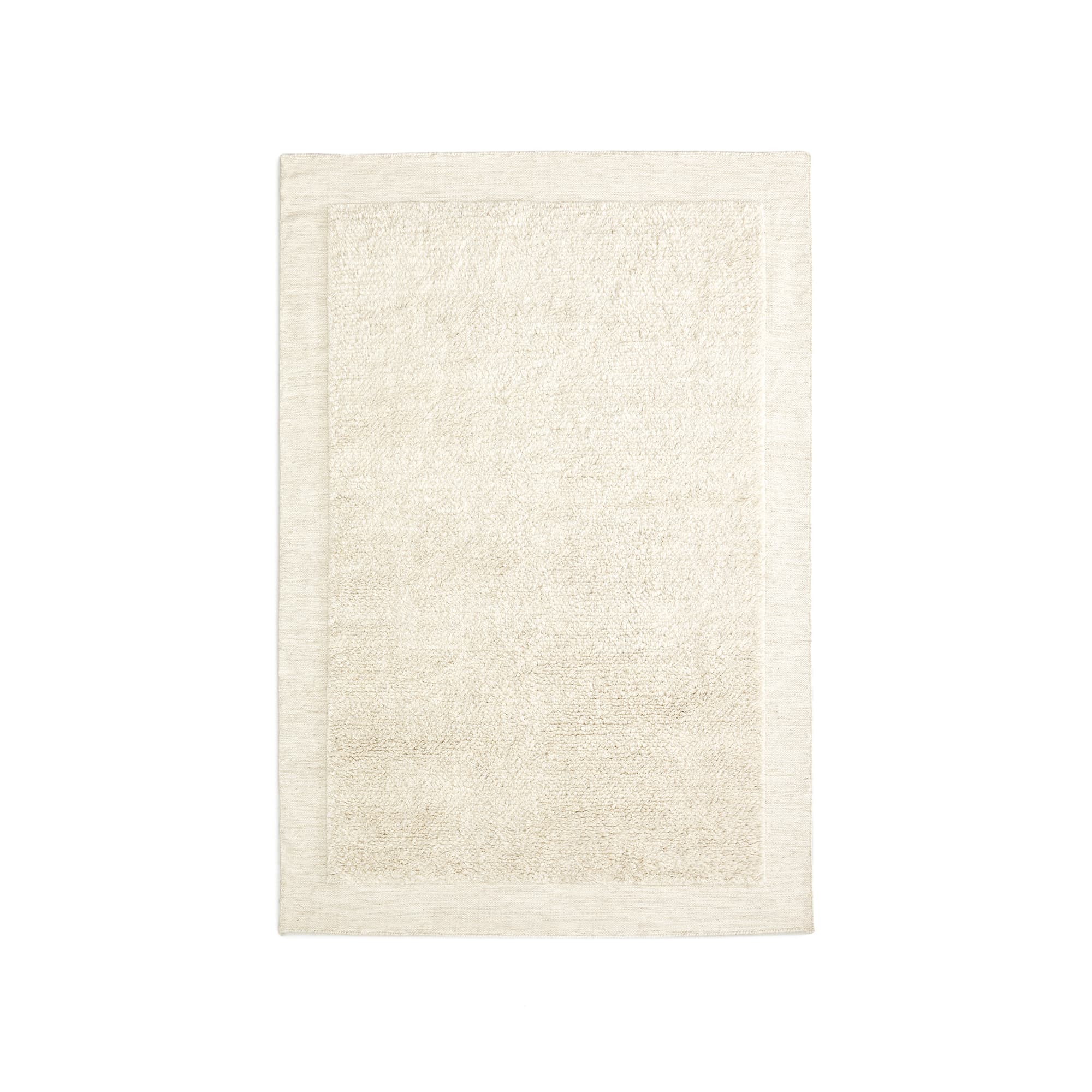KAVE HOME Marely vit ullmatta 160 x 230 cm