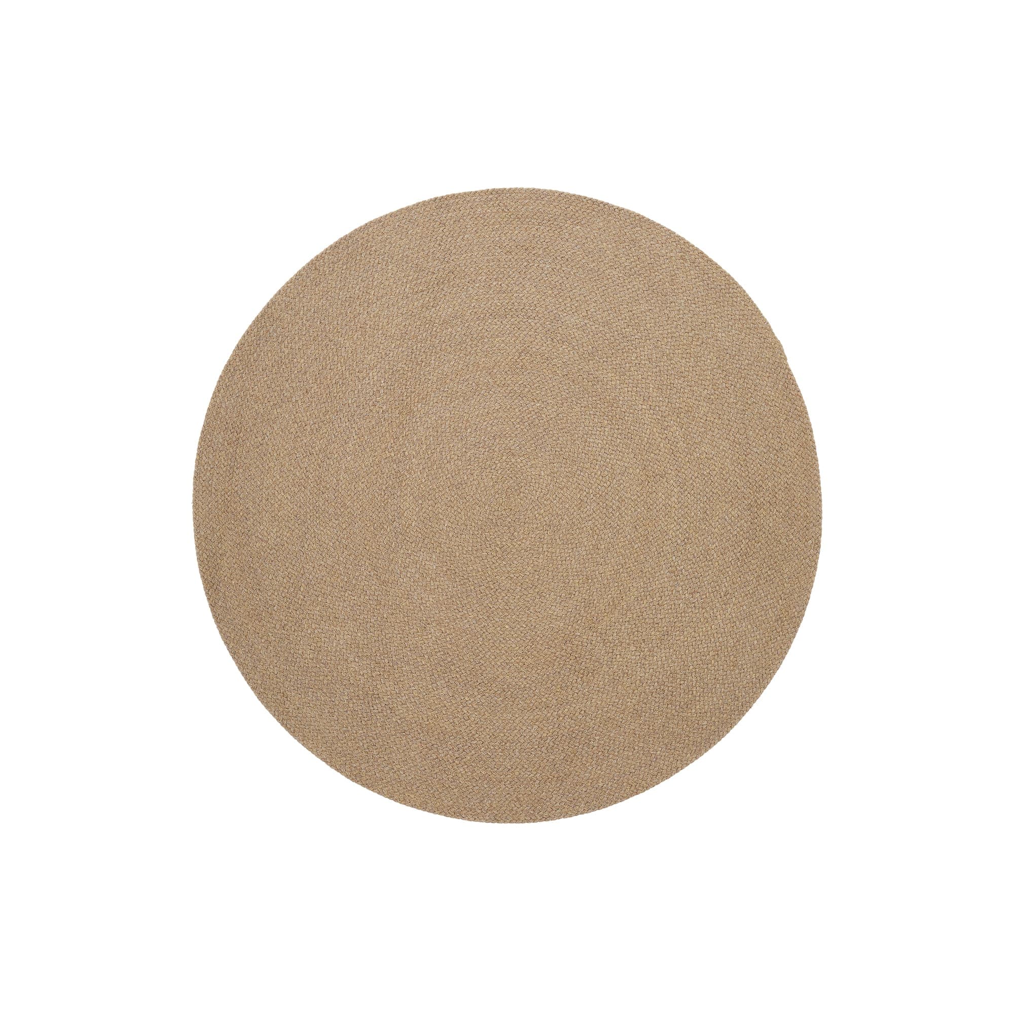 KAVE HOME Despas utomhusmatta, rund - beige polypropen (Ø200)