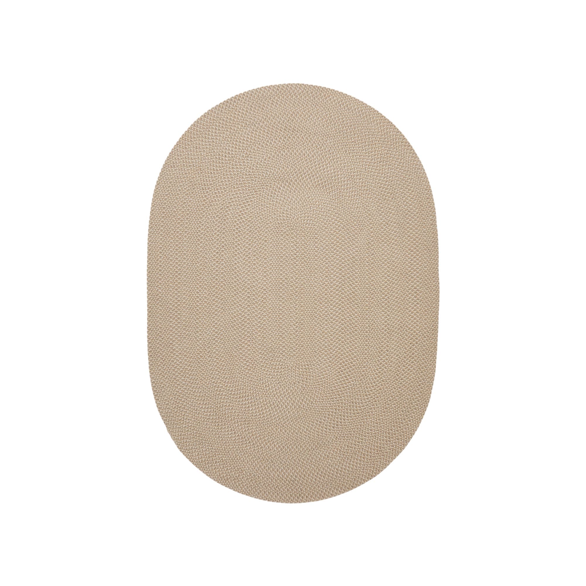 KAVE HOME Rodhe utomhusmatta, oval - beige 100% PET (160x230)