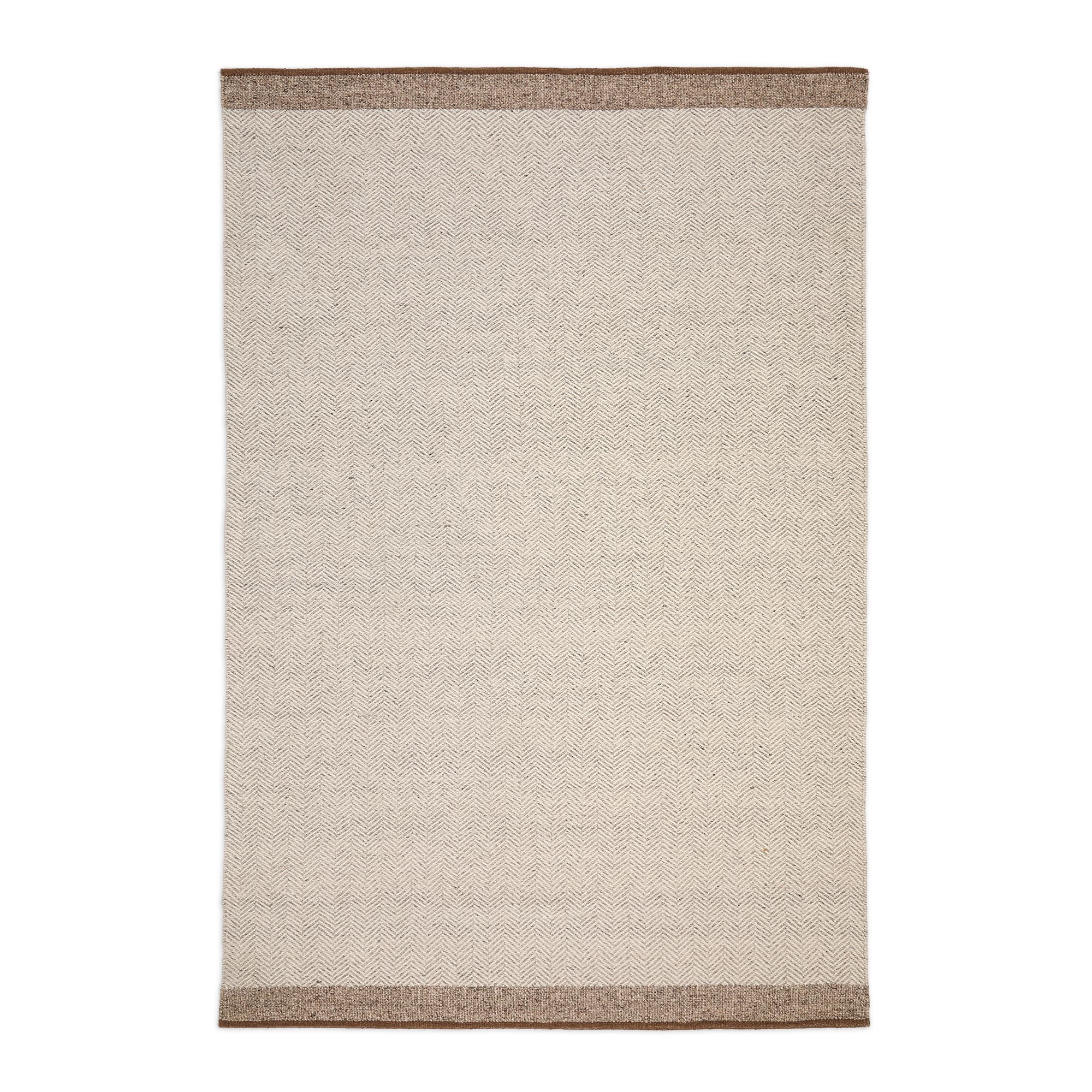 KAVE HOME Nifelia beige ullmatta i jacquard, 200 x 300 cm
