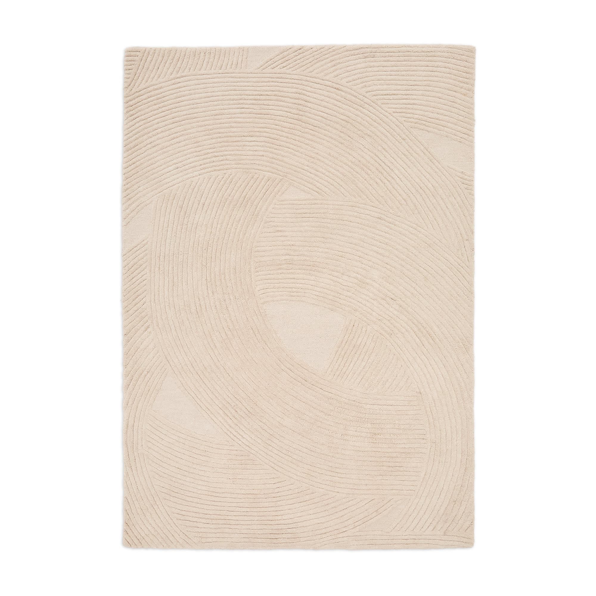 KAVE HOME Domm vit ullmatta, 200 x 300 cm