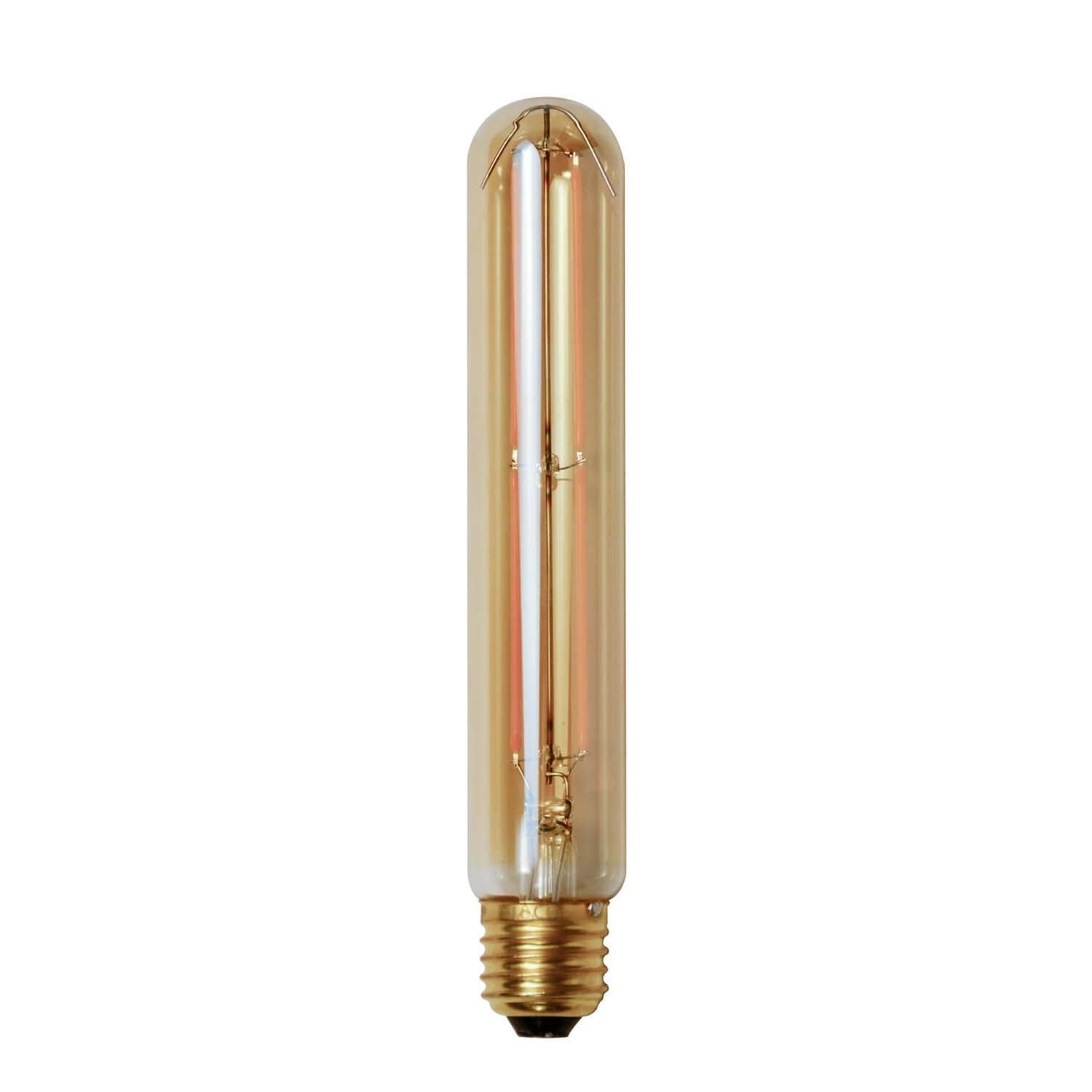 FURBO LED-lampa - bärnstensfärgat glas, E27