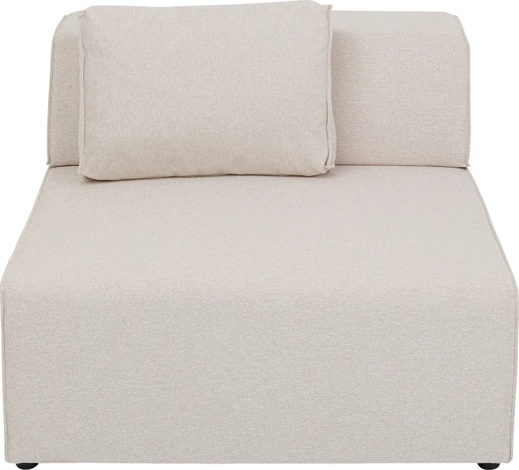 KARE DESIGN Infinity 2-Seater Elements Cream modul, 100 cm - kräm polyester och polypropen