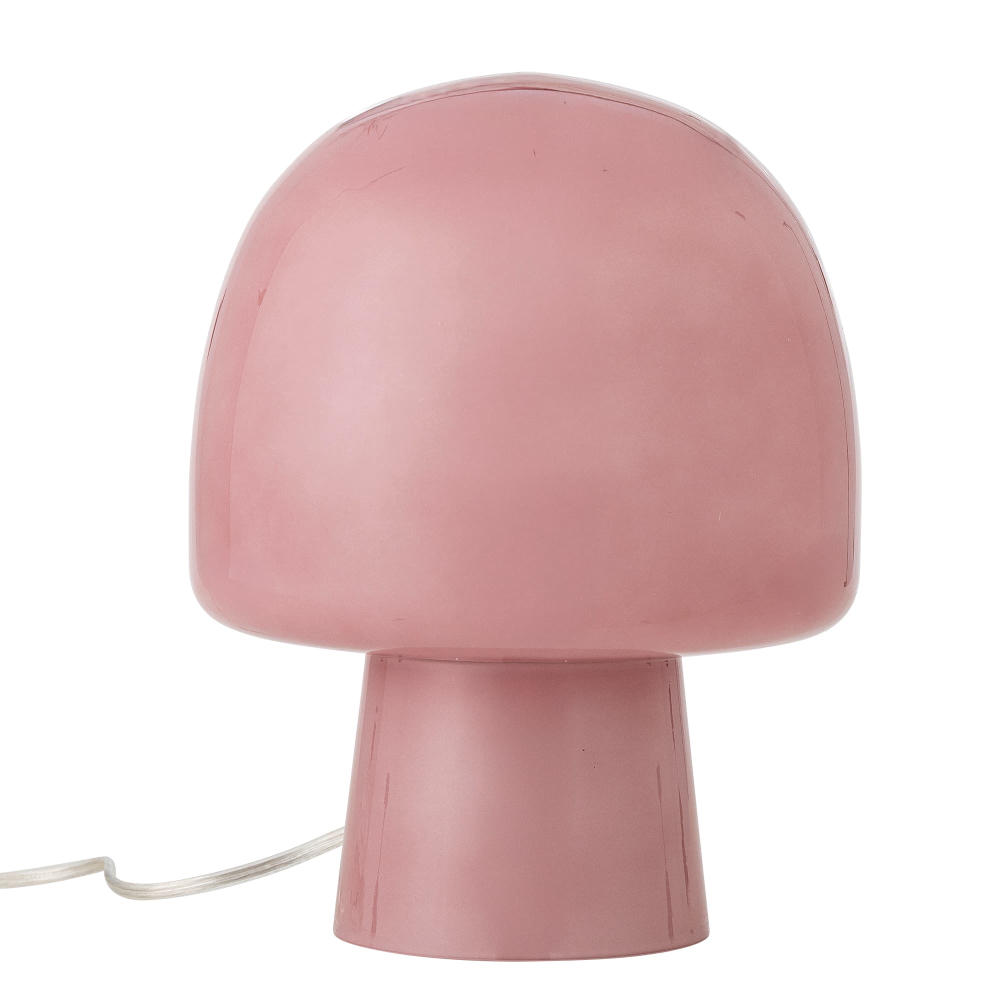 BLOOMINGVILLE Paddy bordslampa, rosa, glas (D20xH26,5 cm)