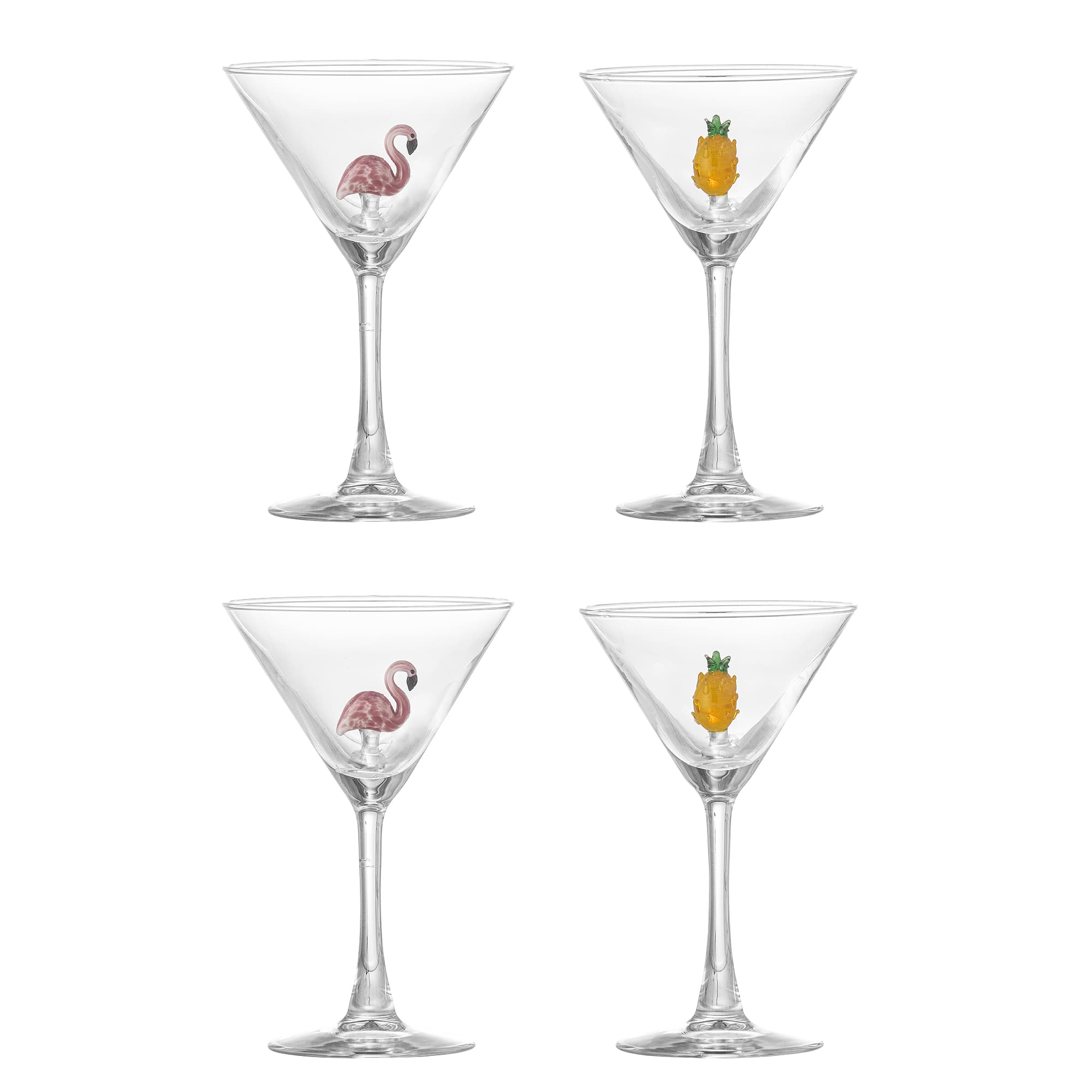 BLOOMINGVILLE Misa Cocktailglas, Multipack, Klart, Glas