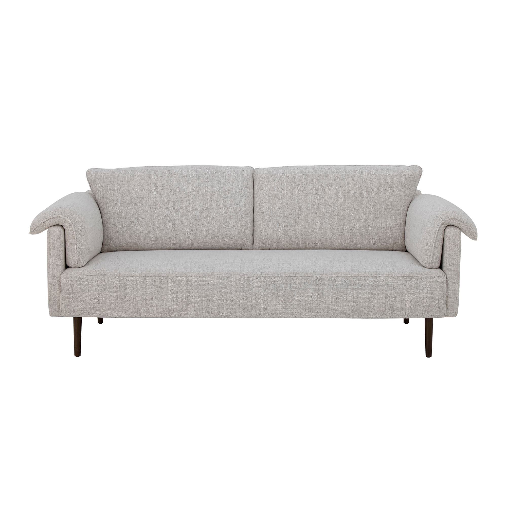 BLOOMINGVILLE Chesham soffa - vit polyester och ek
