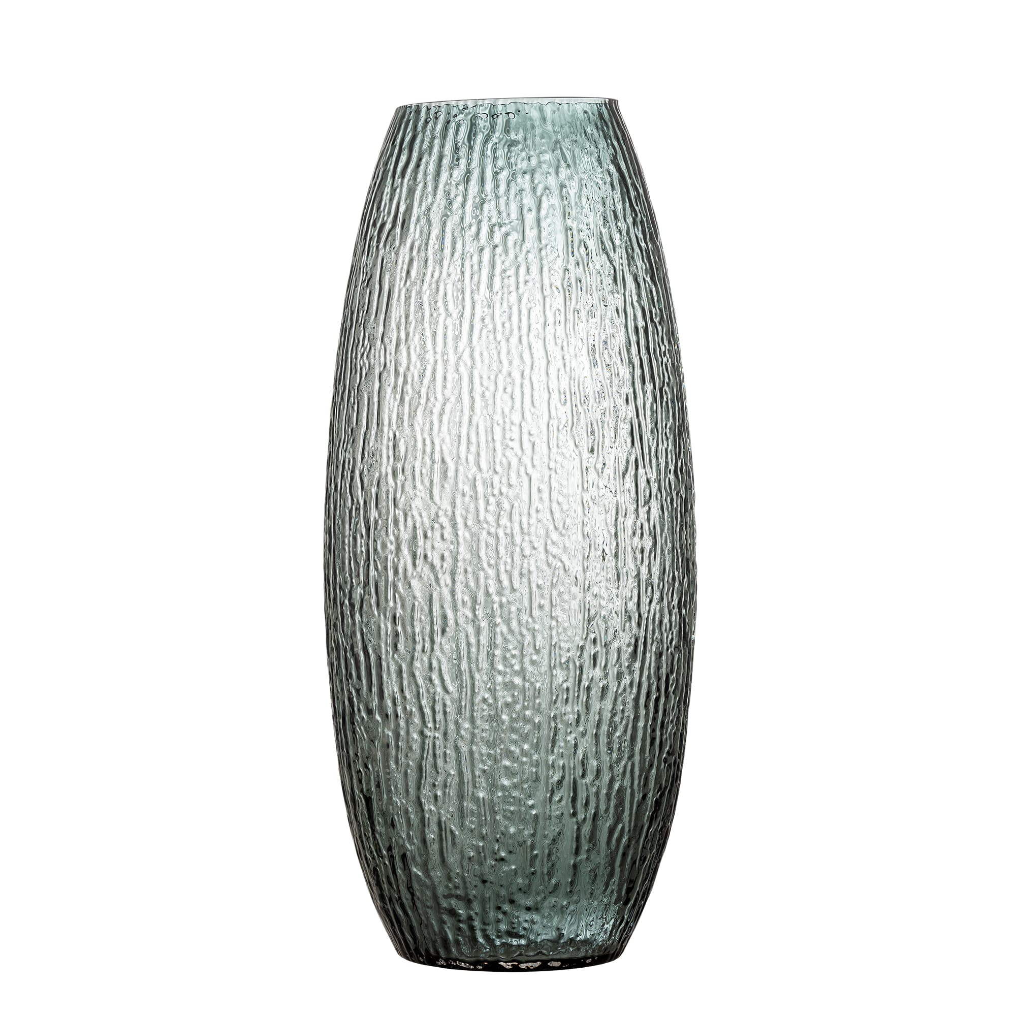 BLOOMINGVILLE Brock Vas, Grå, Glas (D22xH50 cm)