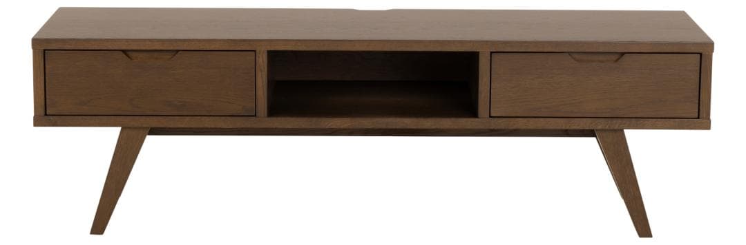 ACT NORDIC A-Line TV-bord, med 2 lådor och 1 fack - rökt ekfaner (150x40)