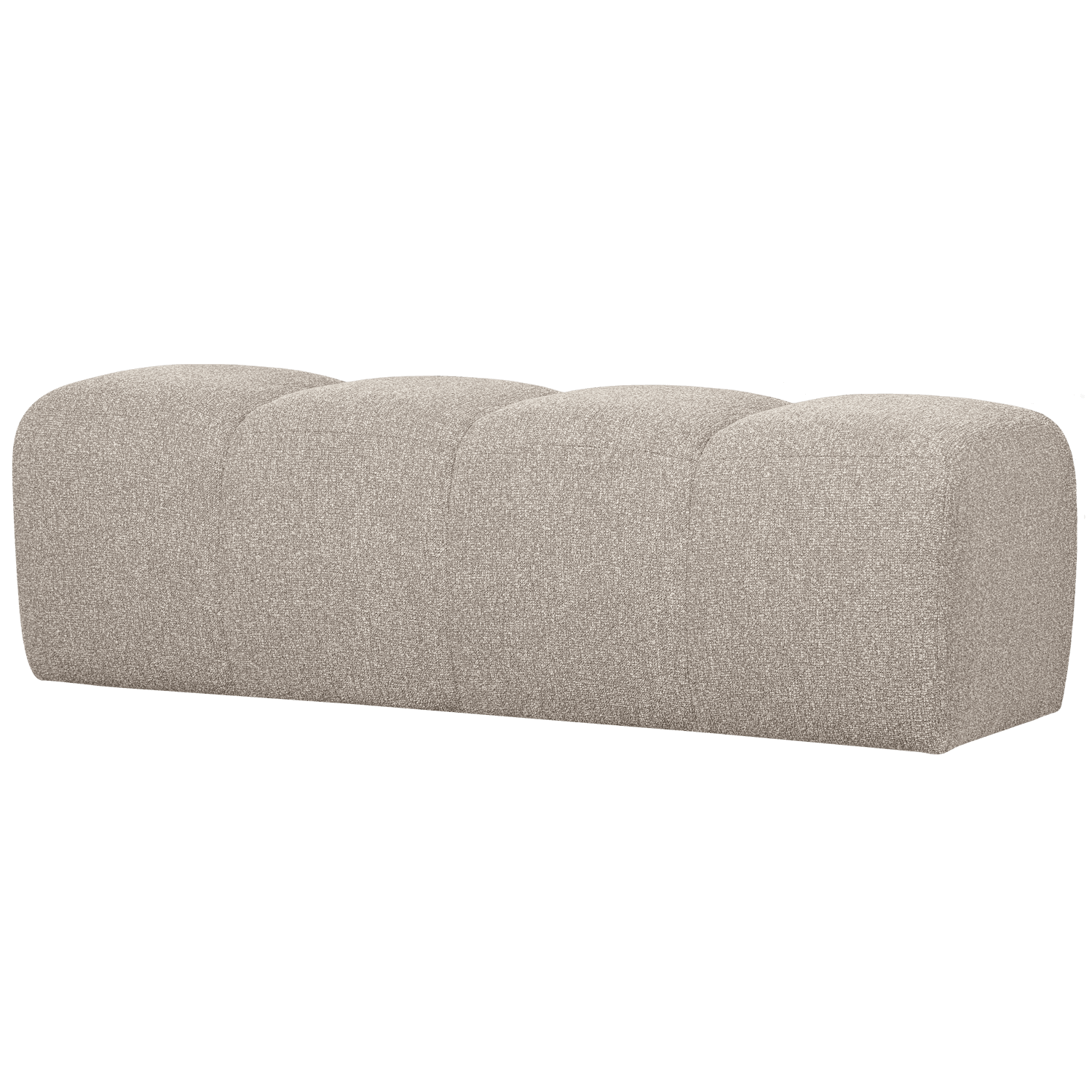 WOOOD MOJO MATBÄNK 164 CM BOUCLE BEIGE MELANGE