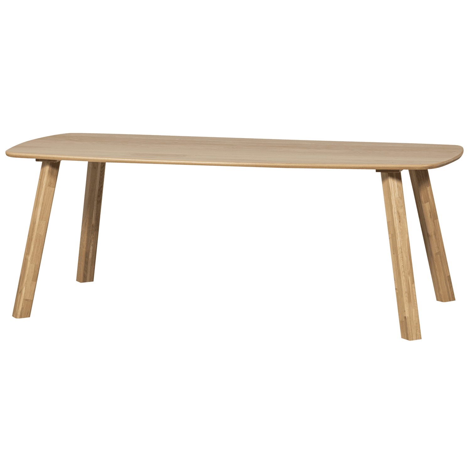 WOOOD TABLO BORD DANSKT OVALT TGL 180x100CM TRANSPARENT [fsc]