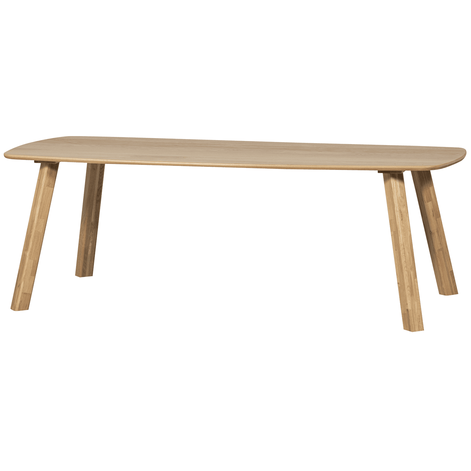 WOOOD TABLO BORD DANSKT OVALT TGL 220x100CM TRANSPARENT [fsc]